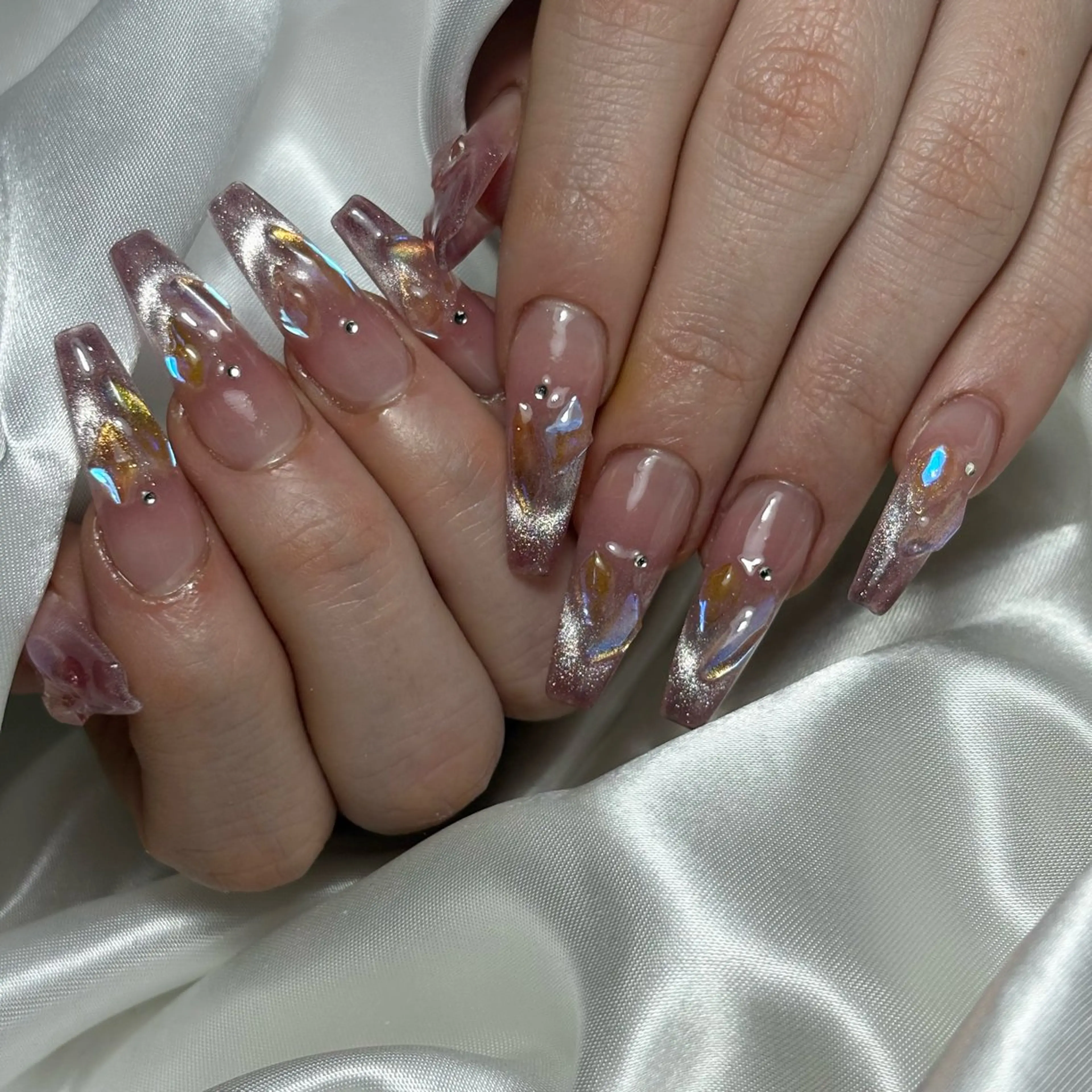 ネイル マグネットネイル スカルプネイル NAILSALON EUBのネイルデザイン