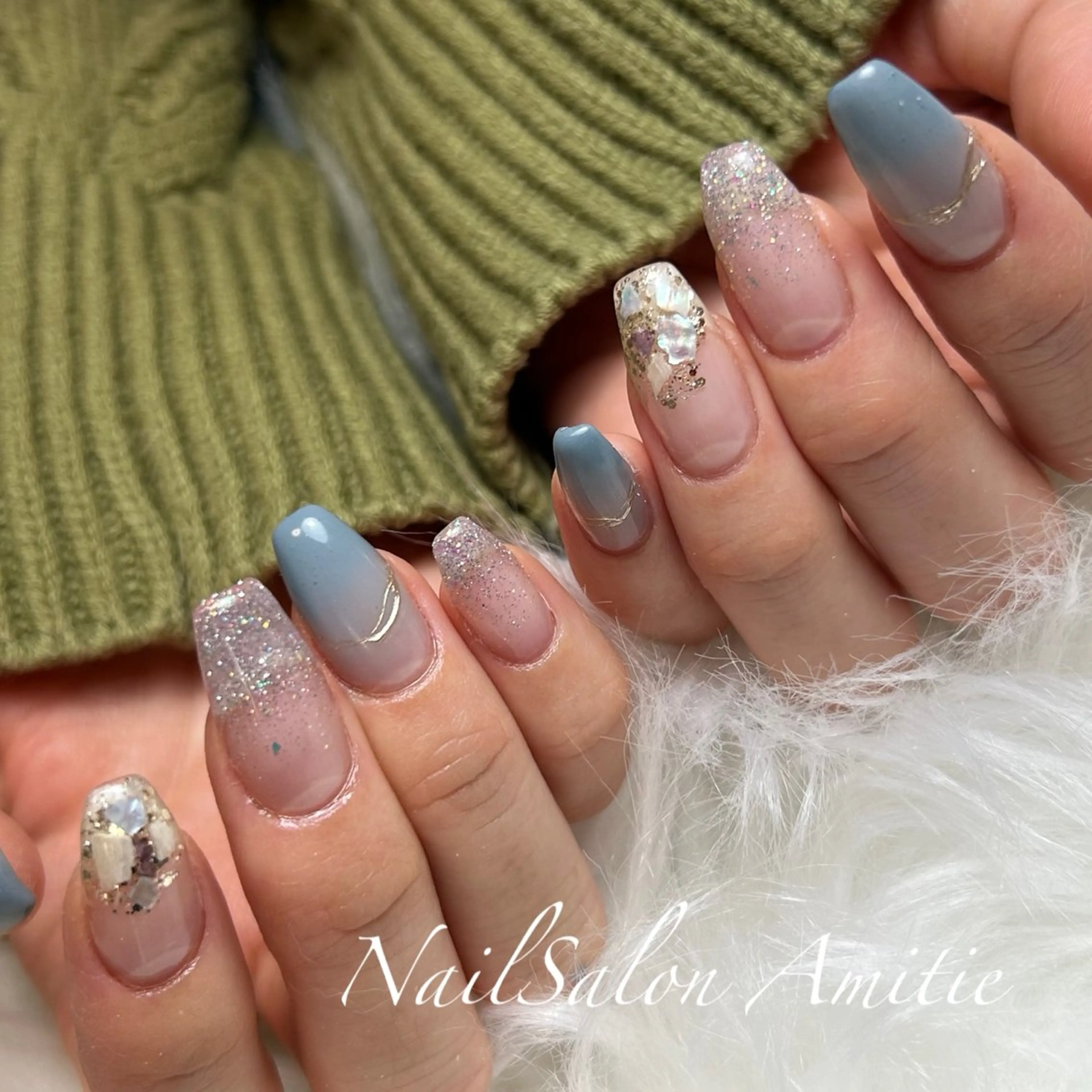ネイル 持ち込み NailSalon Amitieのネイルデザイン