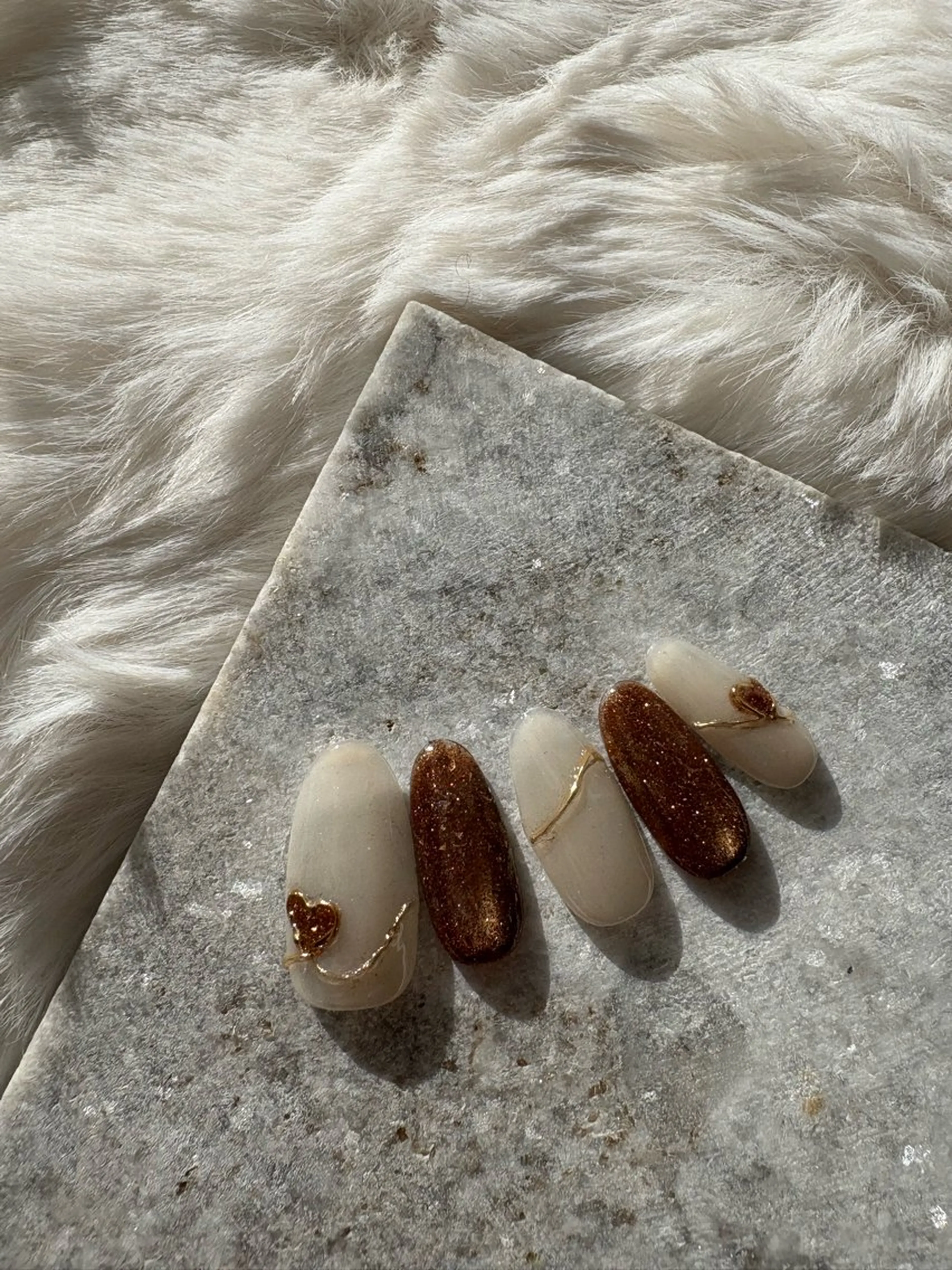 ハートネイル♡口コミ投稿でオフ無料の写真