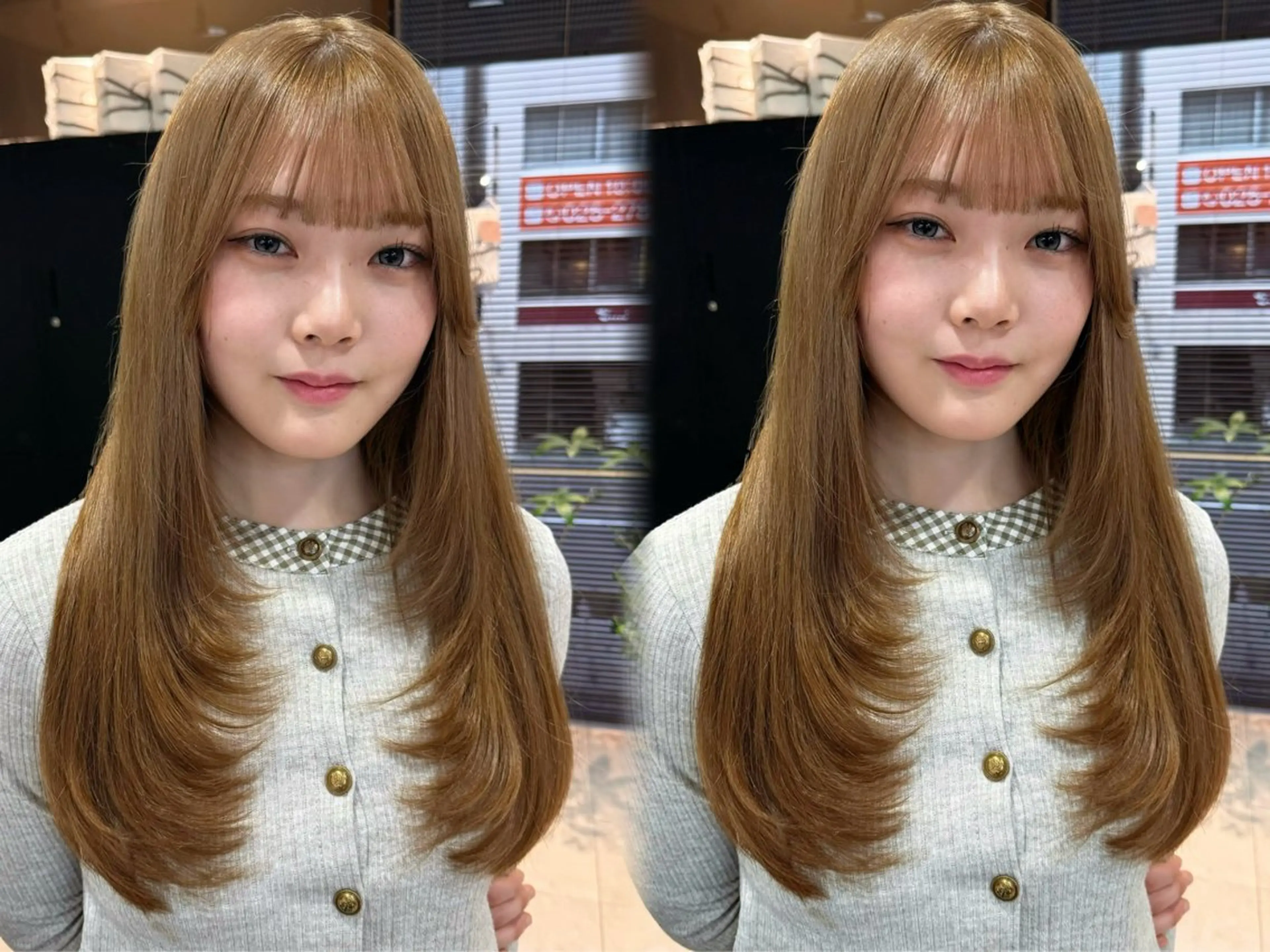 ロング カラー ベージュカラー ミルクティーベージュ ヘアカラー 宮嶋 蓮のヘアスタイル