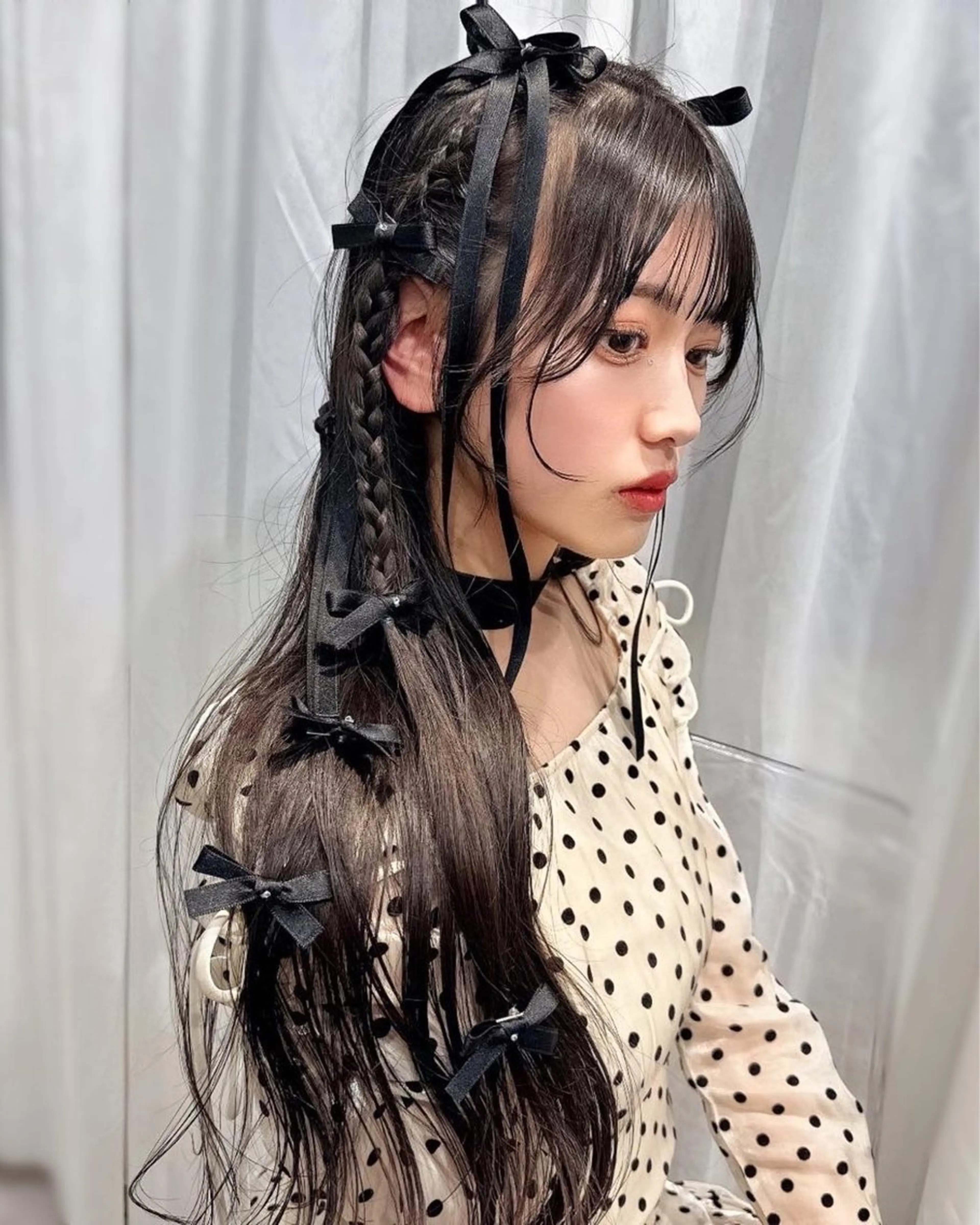 ロング カット ヘアカラー トリートメント 渋谷韓国ヘア🇰🇷 SAYAKA🩶ᩚのヘアスタイル