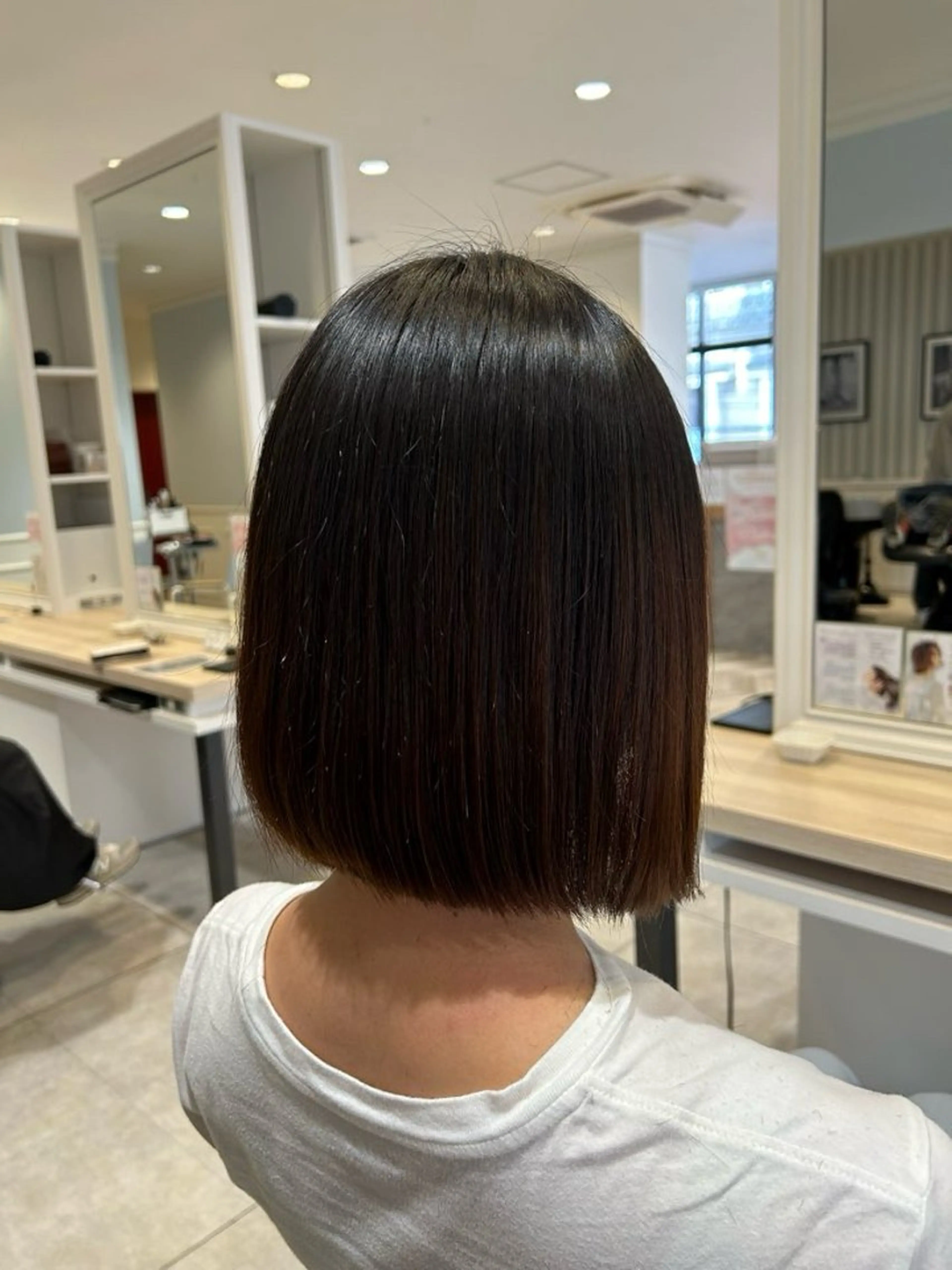 セミロング 縮毛矯正 メンズカット/パーマ 深浦　庄晴のヘアスタイル