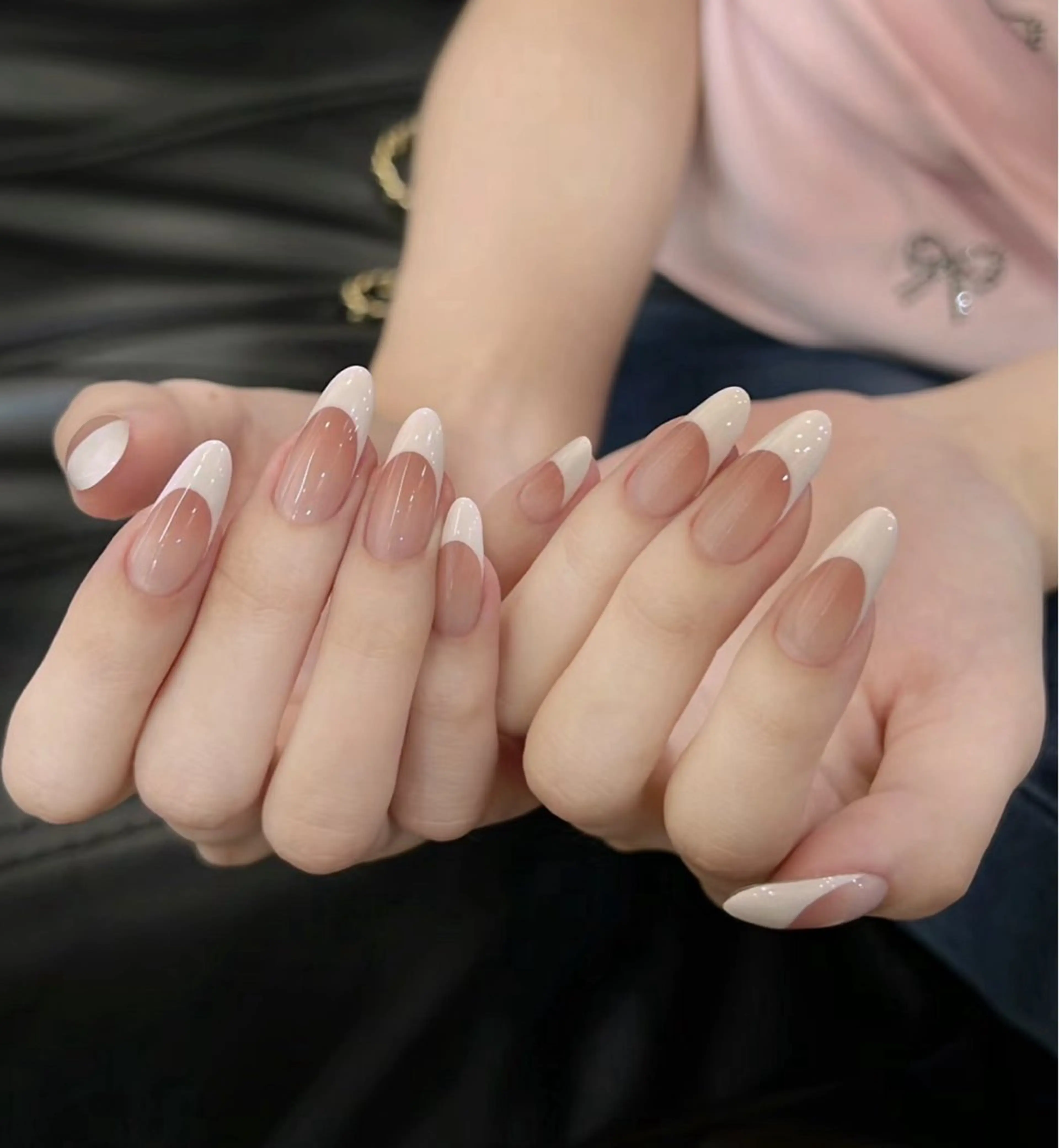 ネイル フレンチネイル グラデーション Lynn_ Nailのネイルデザイン