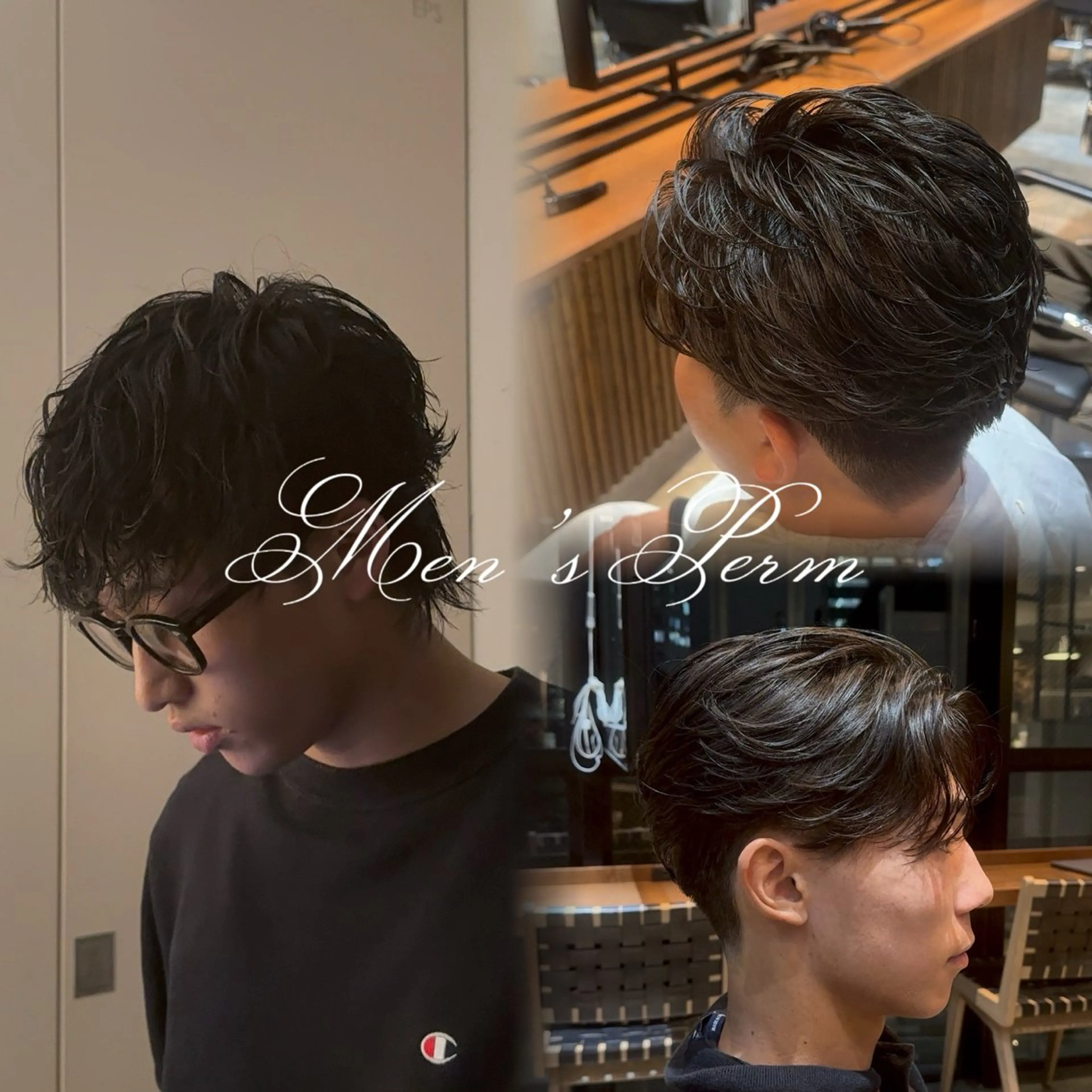 ショート パーマ メンズ フェードカット カルマパーマ メンズパーマ ニュアンスパーマ スパイラルパーマ カット パーマ トリートメント MEN’S SALON HAVANA所属・渋谷/フェード /メンズパーマ/千尋のヘアスタイル