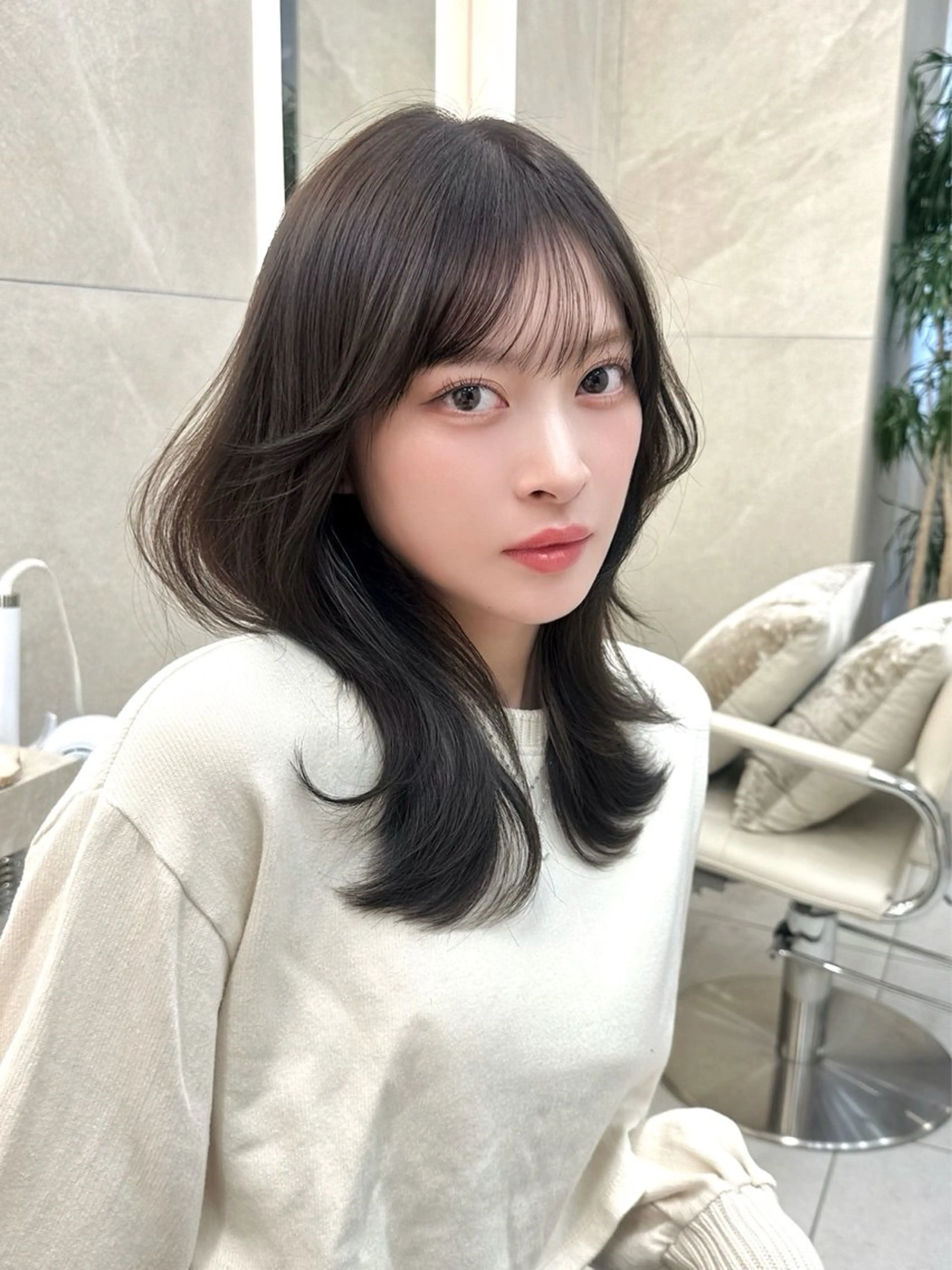 ロング 中村 紅葉のヘアスタイル