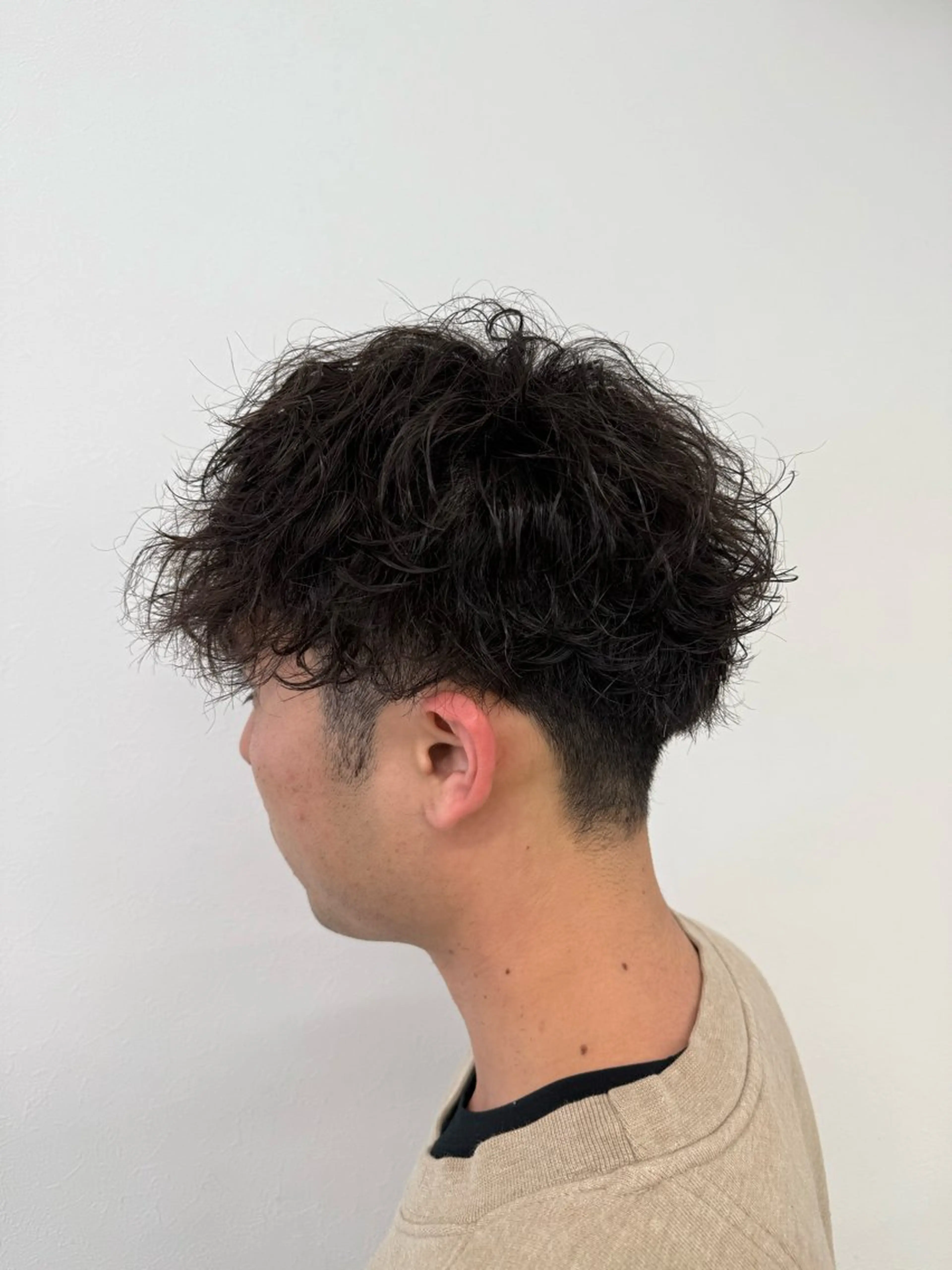 ミディアム ミディアムパーマ メンズ特化/メンズ 横浜/沼尾唯翔のヘアスタイル