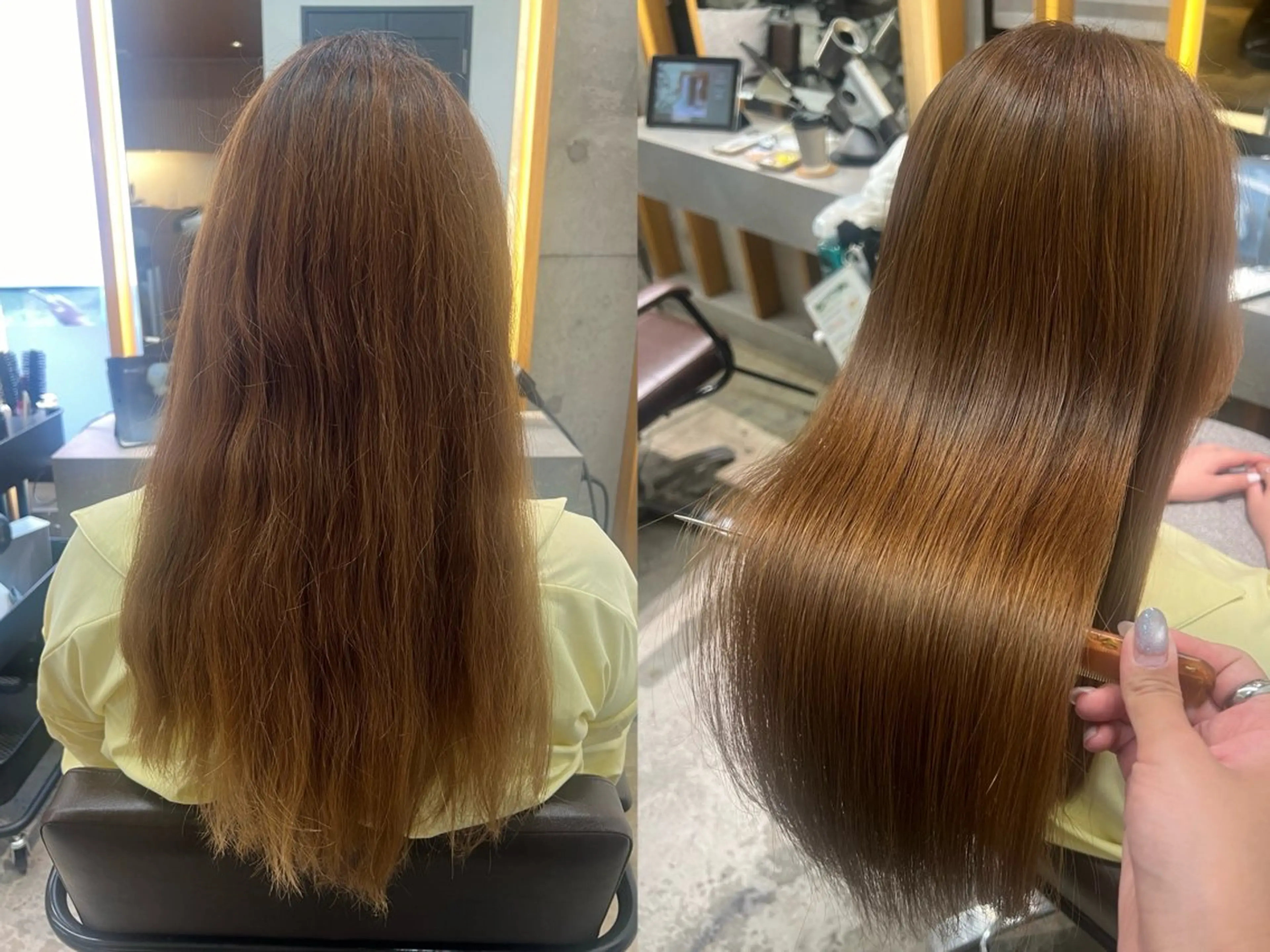 ロング yoshino /ナチュラル縮毛のヘアスタイル