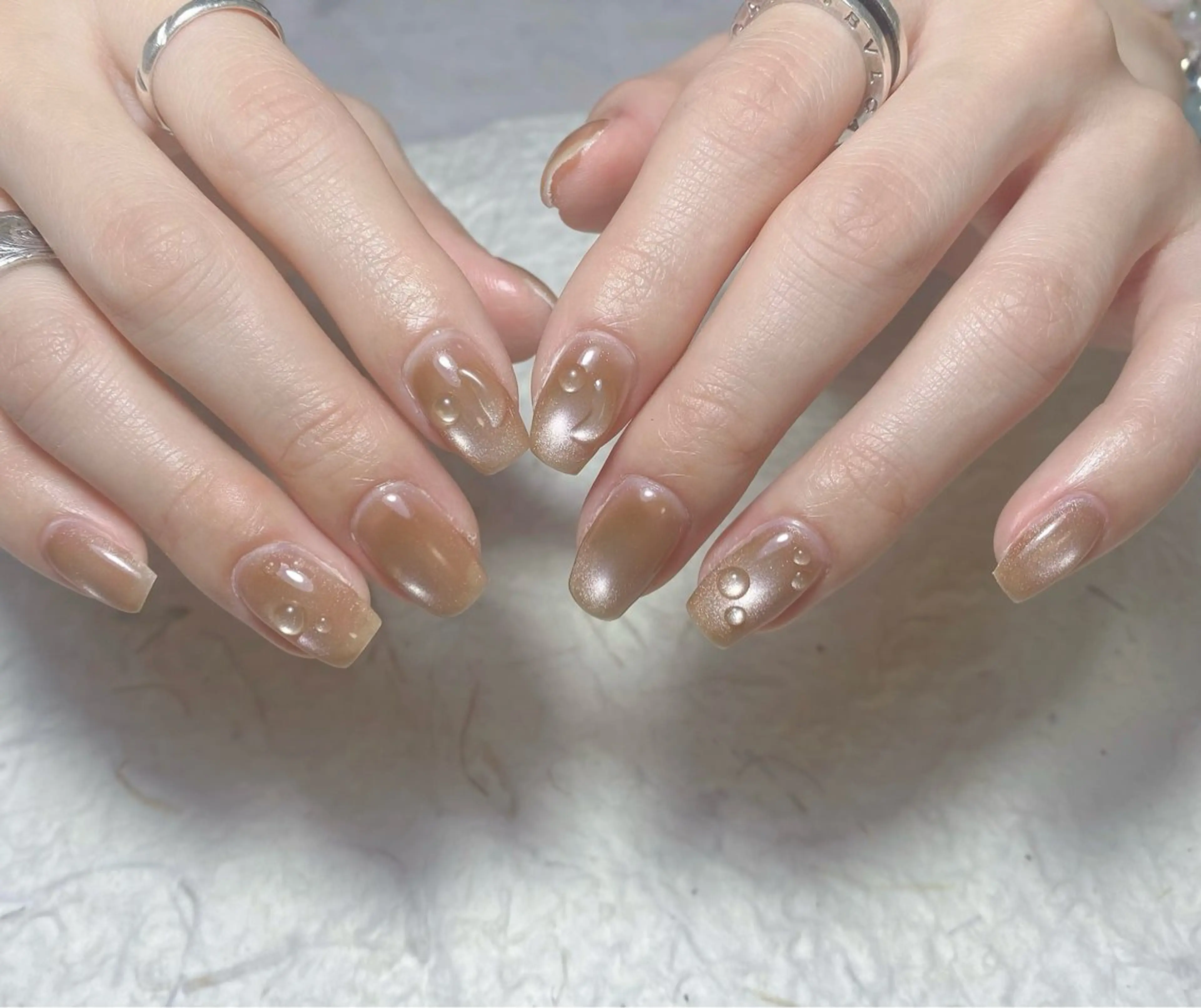 ネイル アートネイル フレンチネイル ジェルネイル グラデーション 韓国ネイル Nail Salon kihi大塚店のネイルデザイン