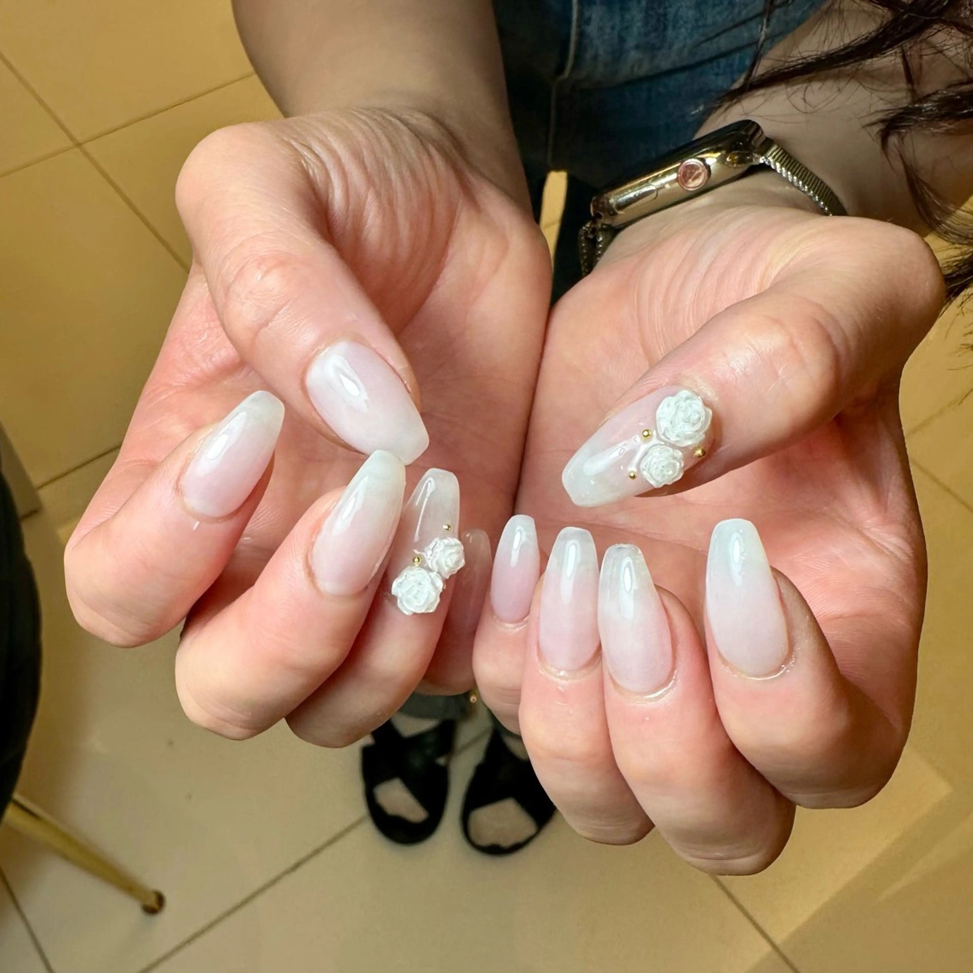 ネイル ワンカラーネイル ATELIERHARLOW所属・nailist MOEのネイルデザイン