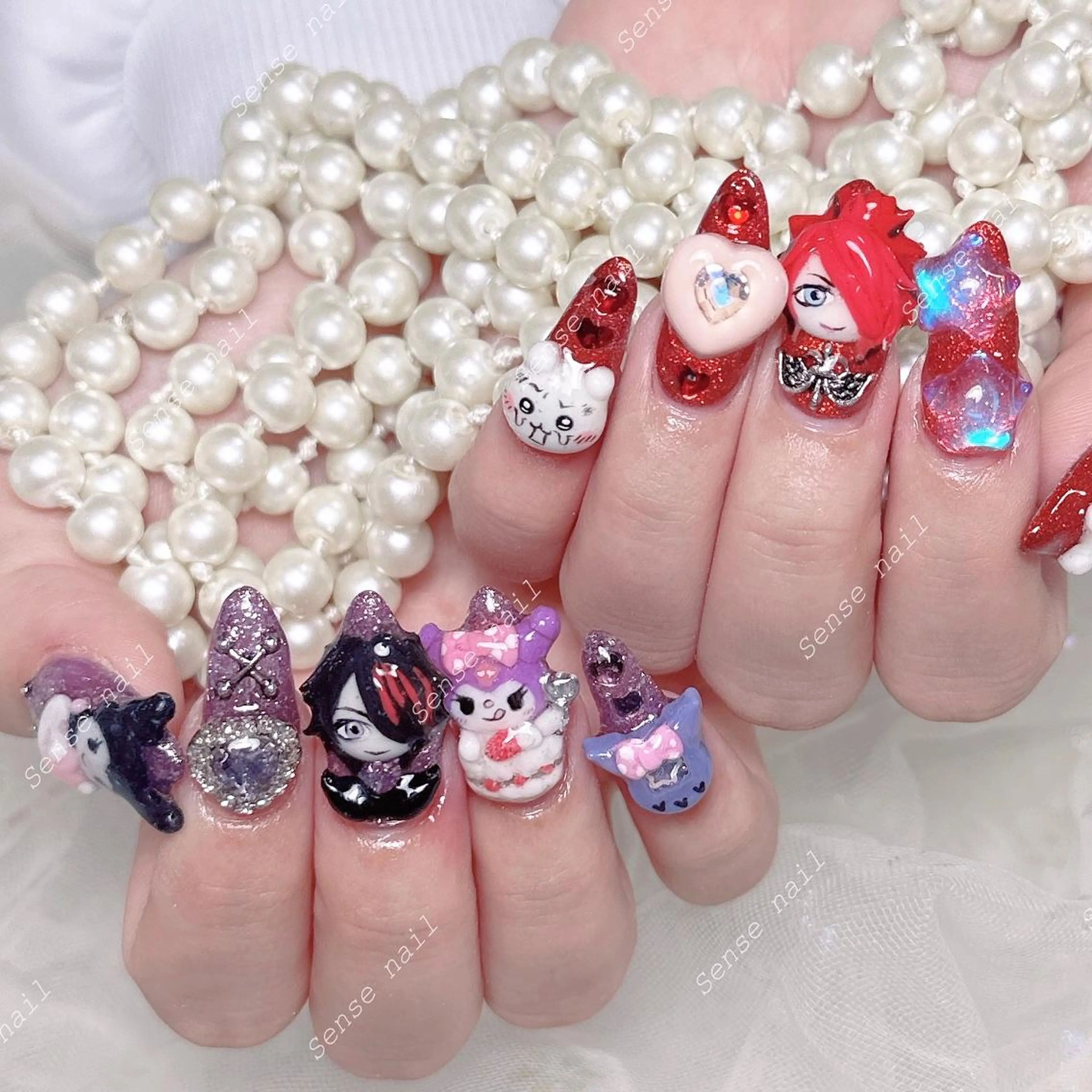 ネイル ハンドネイル ハンドケア Queening 🦋のネイルデザイン