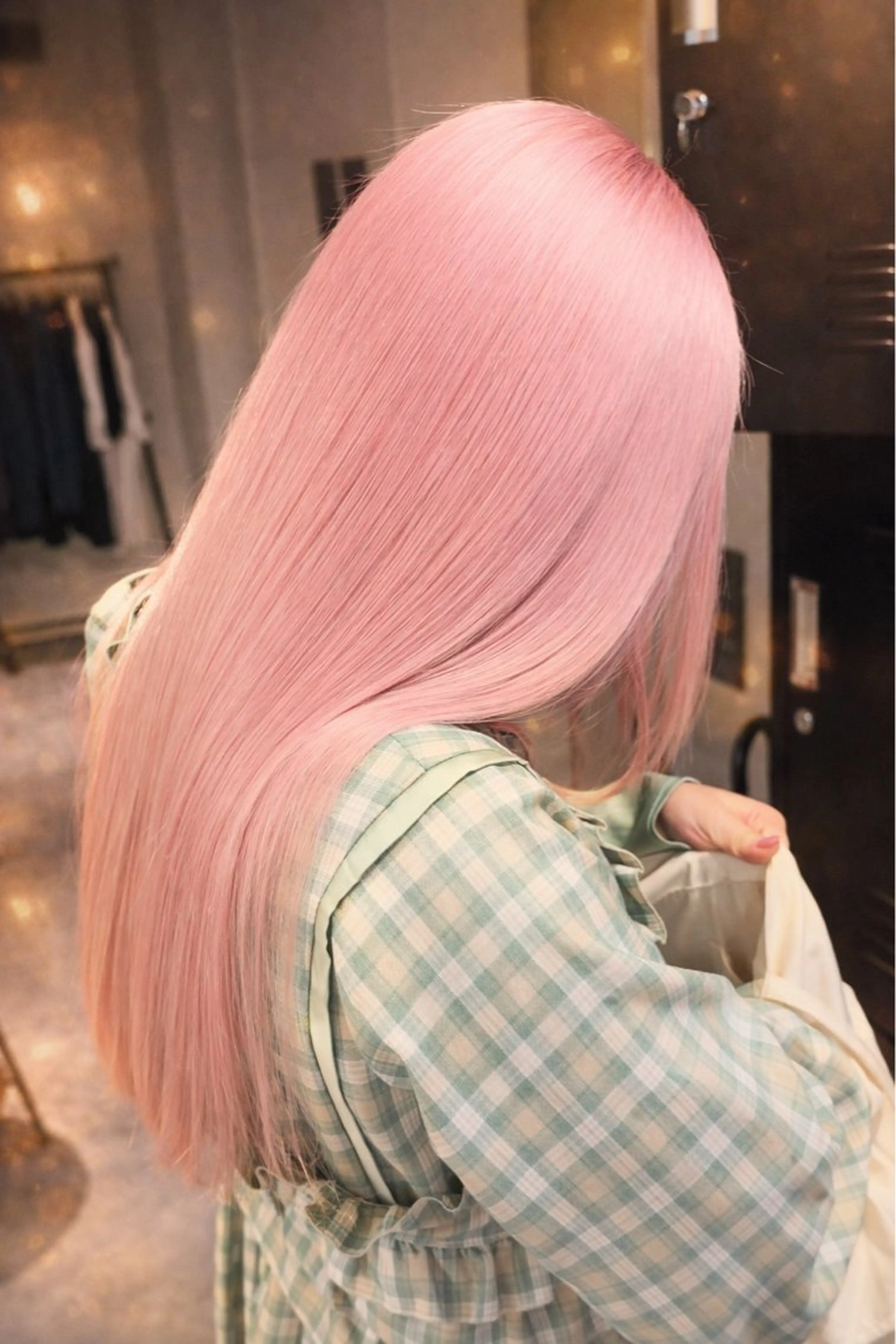 ミディアム ヘアカラー Maison髪質改善 レイヤー/三宮のヘアスタイル