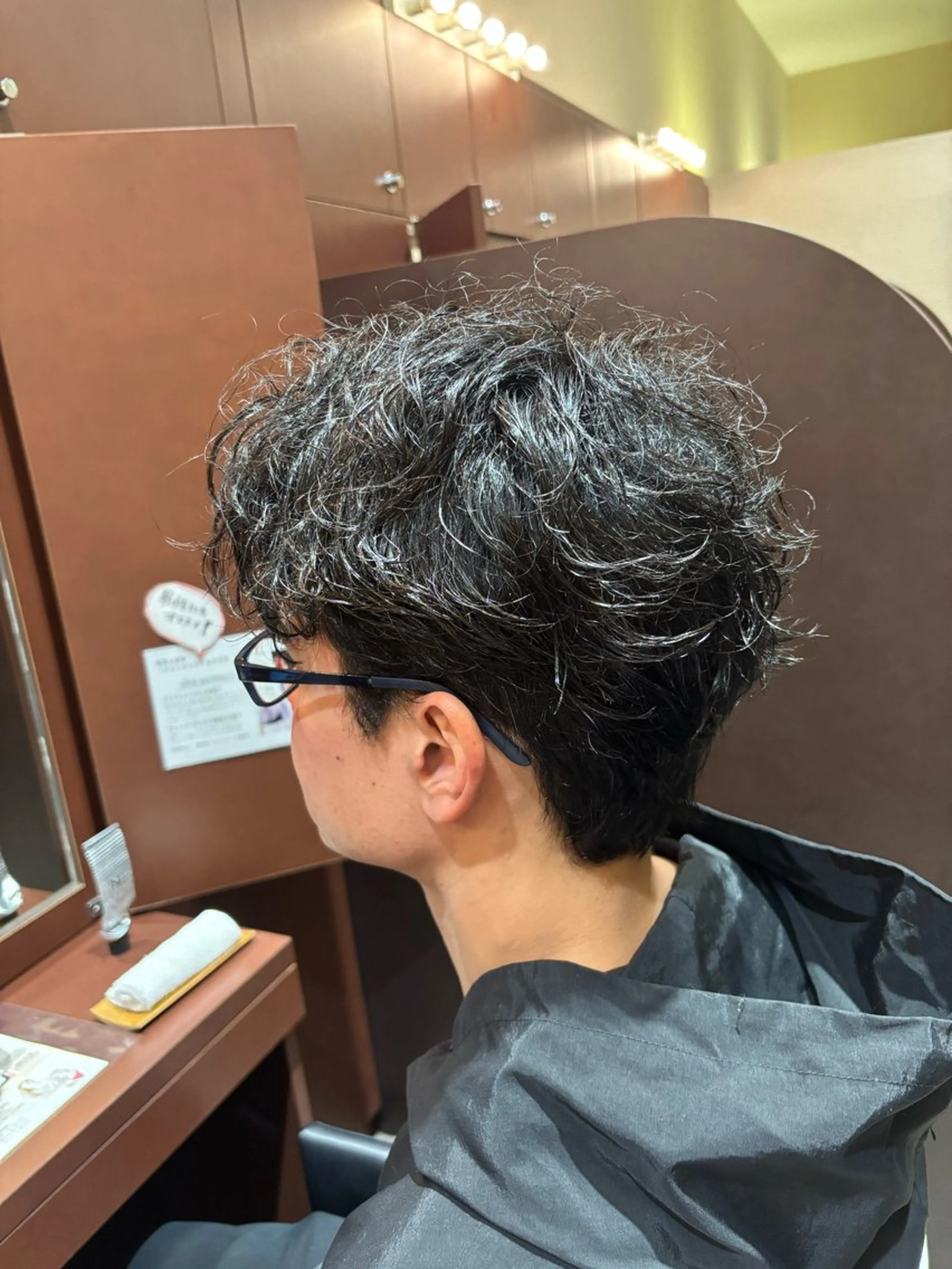 メンズ アップバング ショート/カラー /メンズヘア/魁人のヘアスタイル