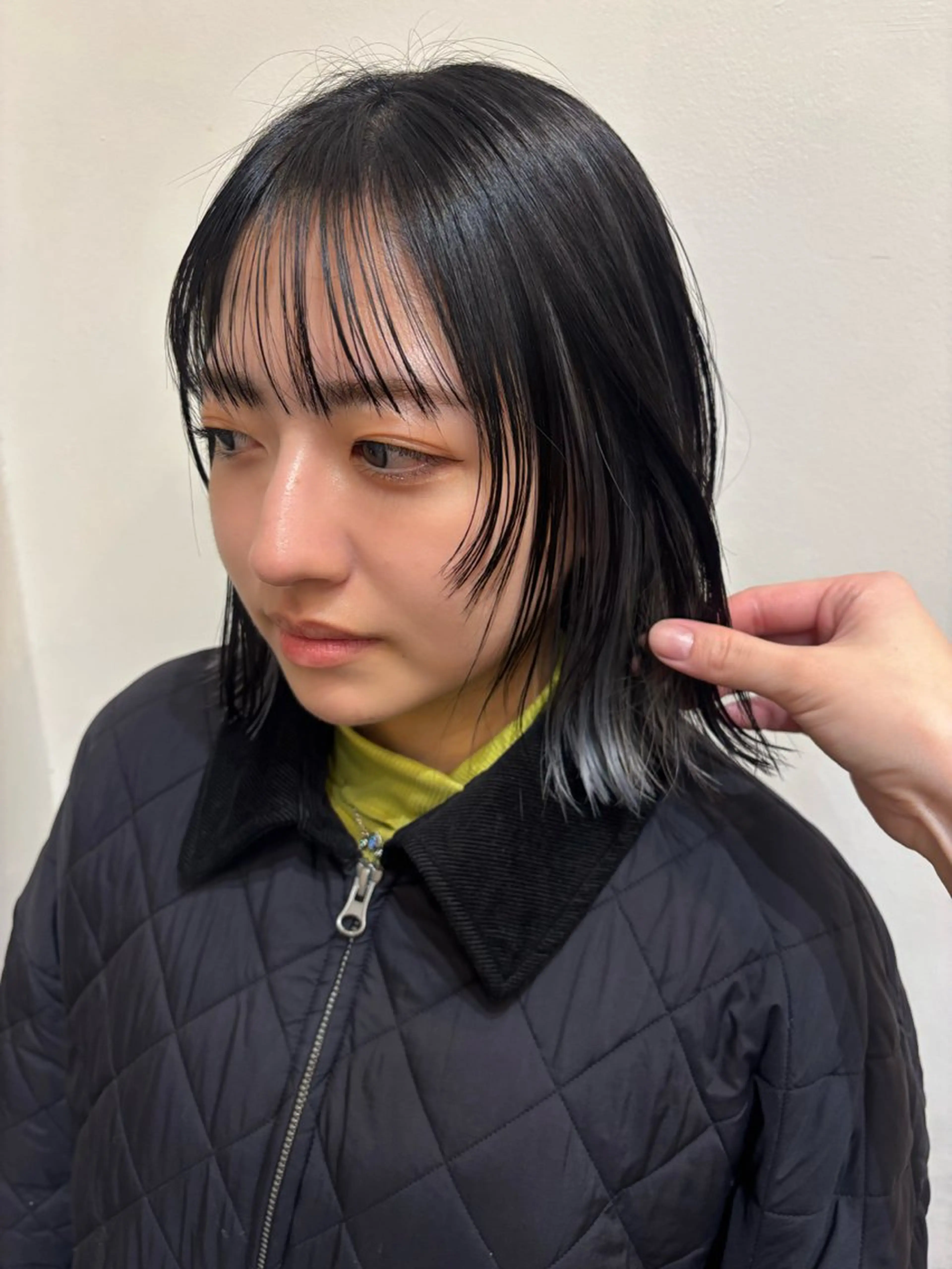 ポイントブリーチ＋ダブルカラーの写真