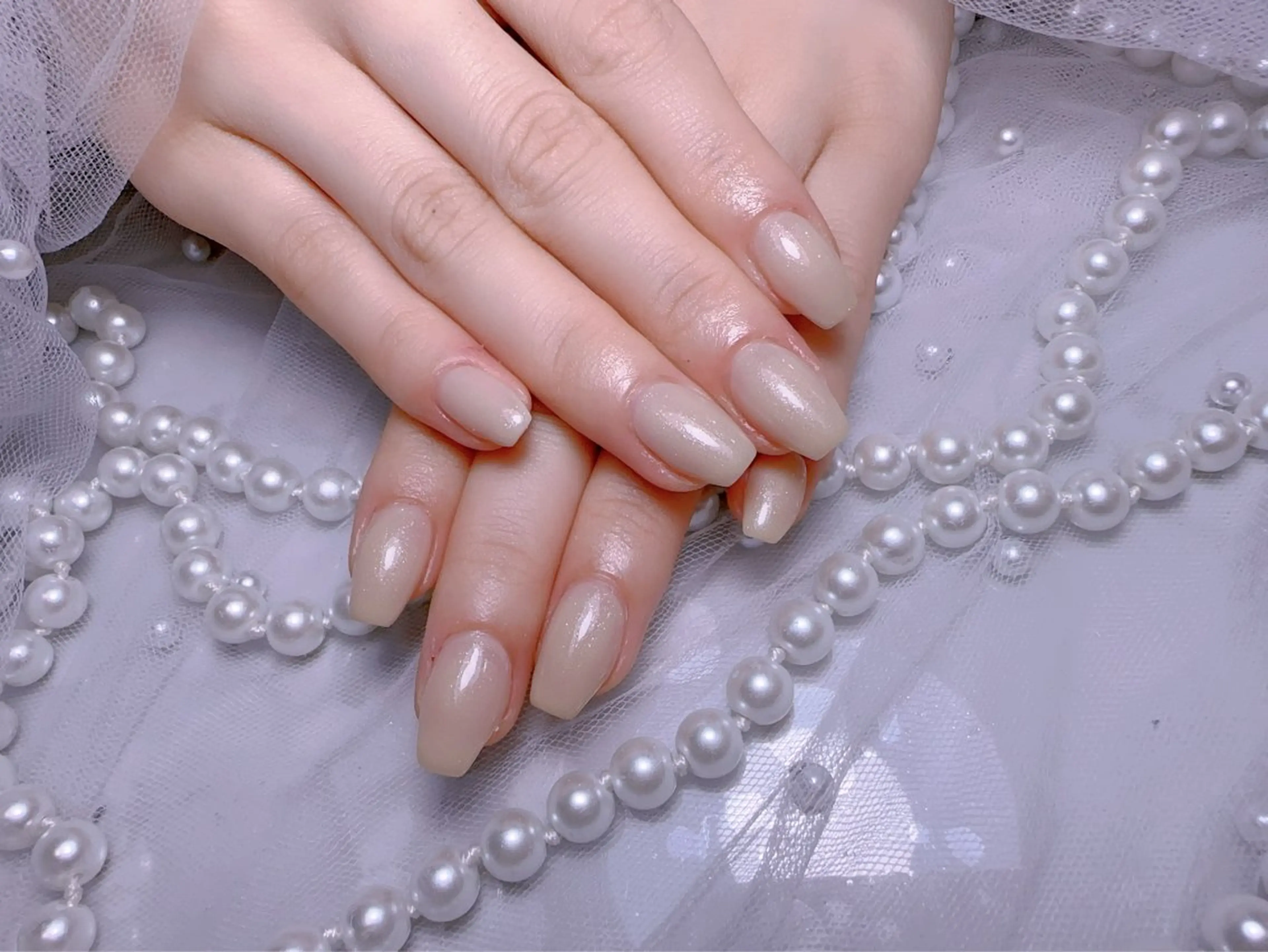 【HAND オフなし】ワンカラーorラメグラデーションの写真