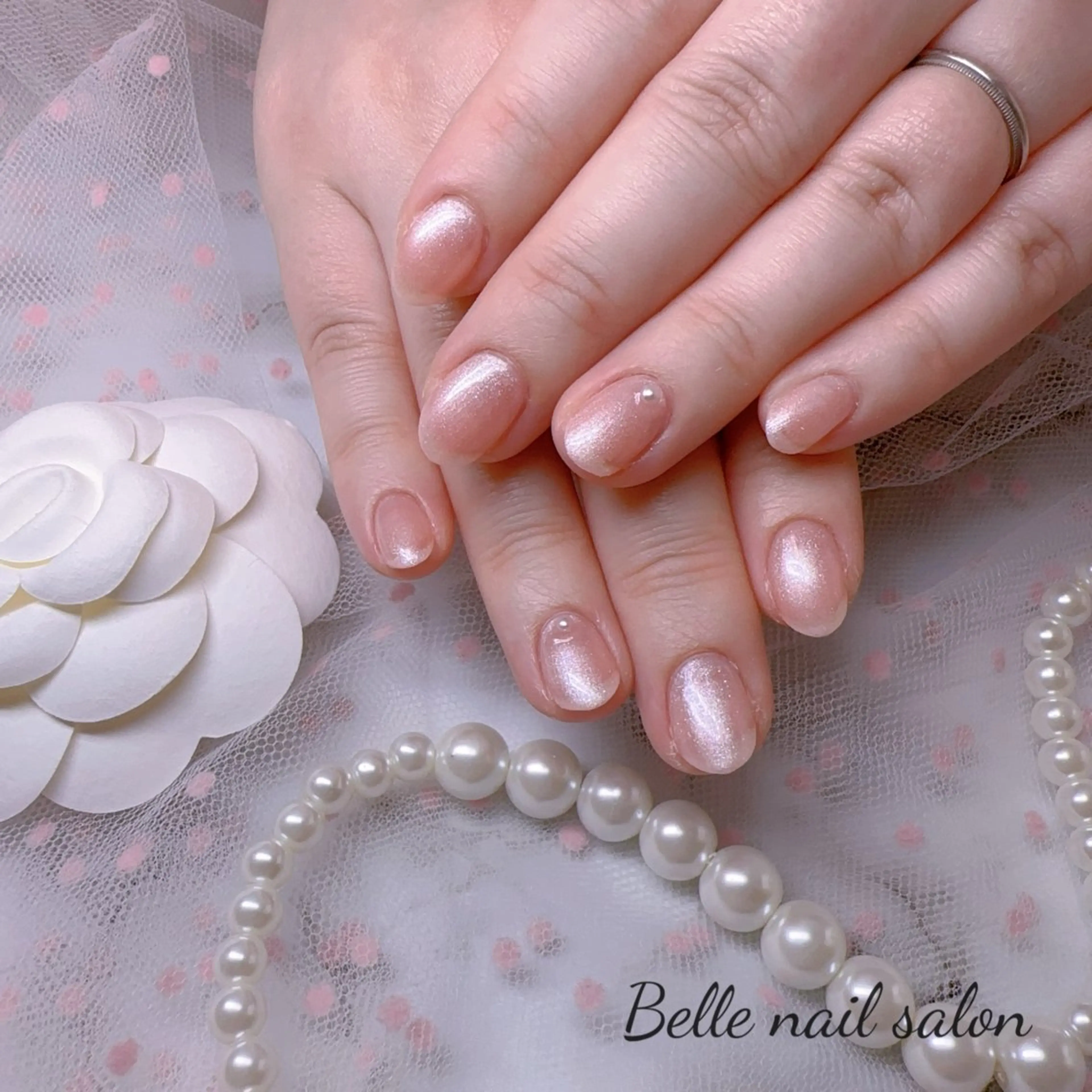 ネイル オーロラネイル フットネイル 韓国ネイル ラメ(グリッター) ラメグラデーション ハンドネイル Belle nail salon 新小岩のネイルデザイン