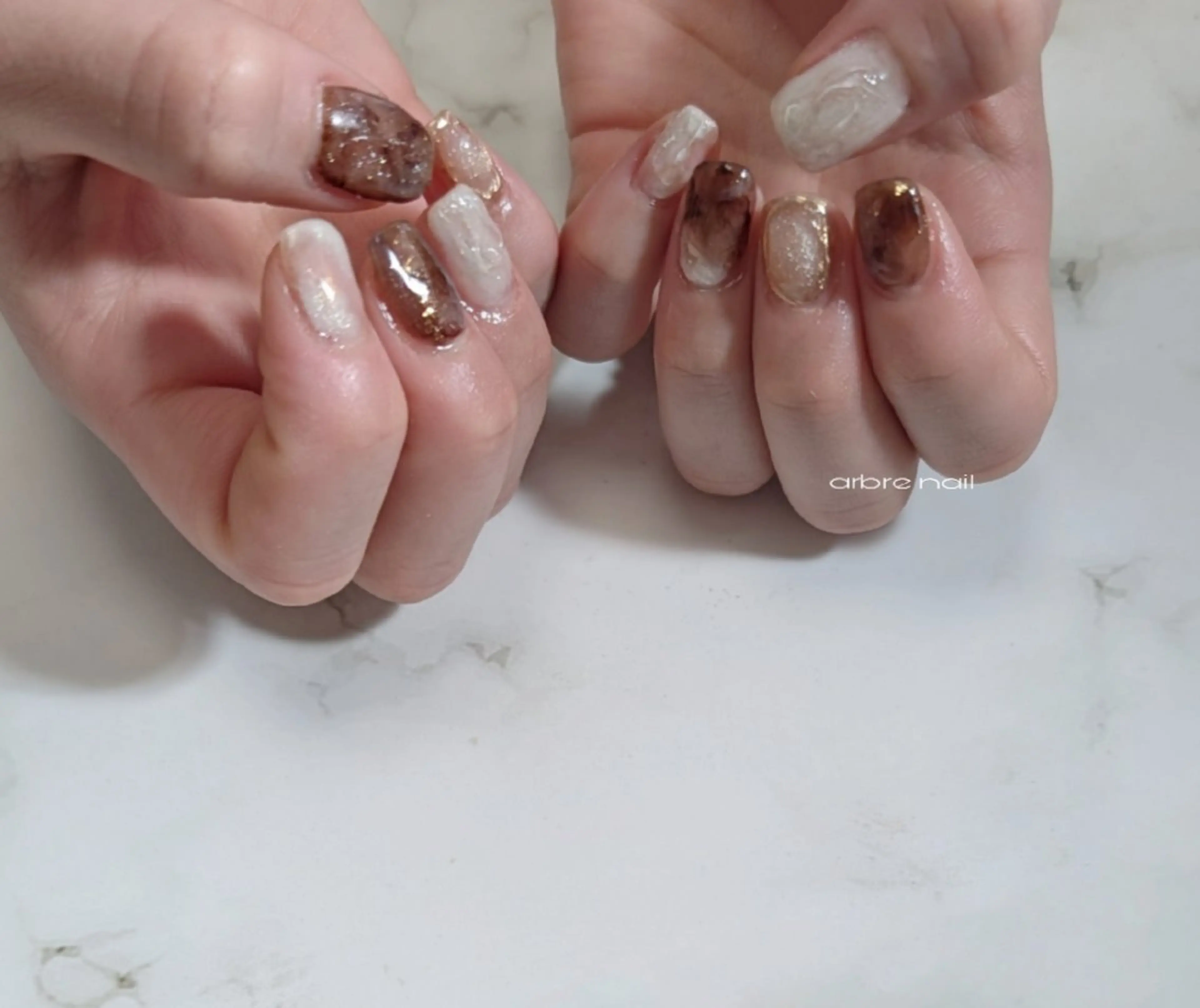 ネイル ハンドネイル ✯.。 arbre nail 。✯.のネイルデザイン