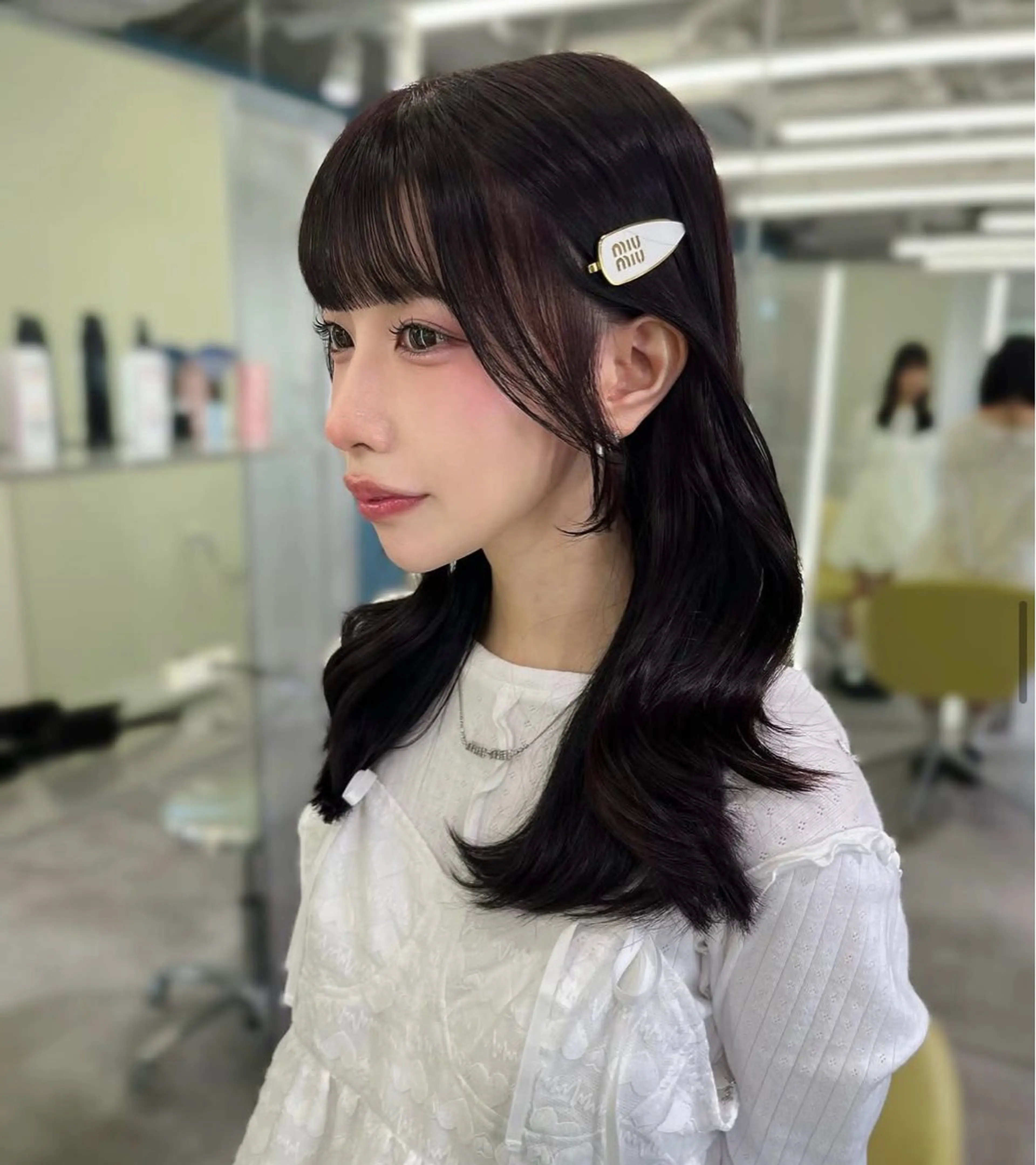 🎀前髪顔周りカット+カラー🎀の写真