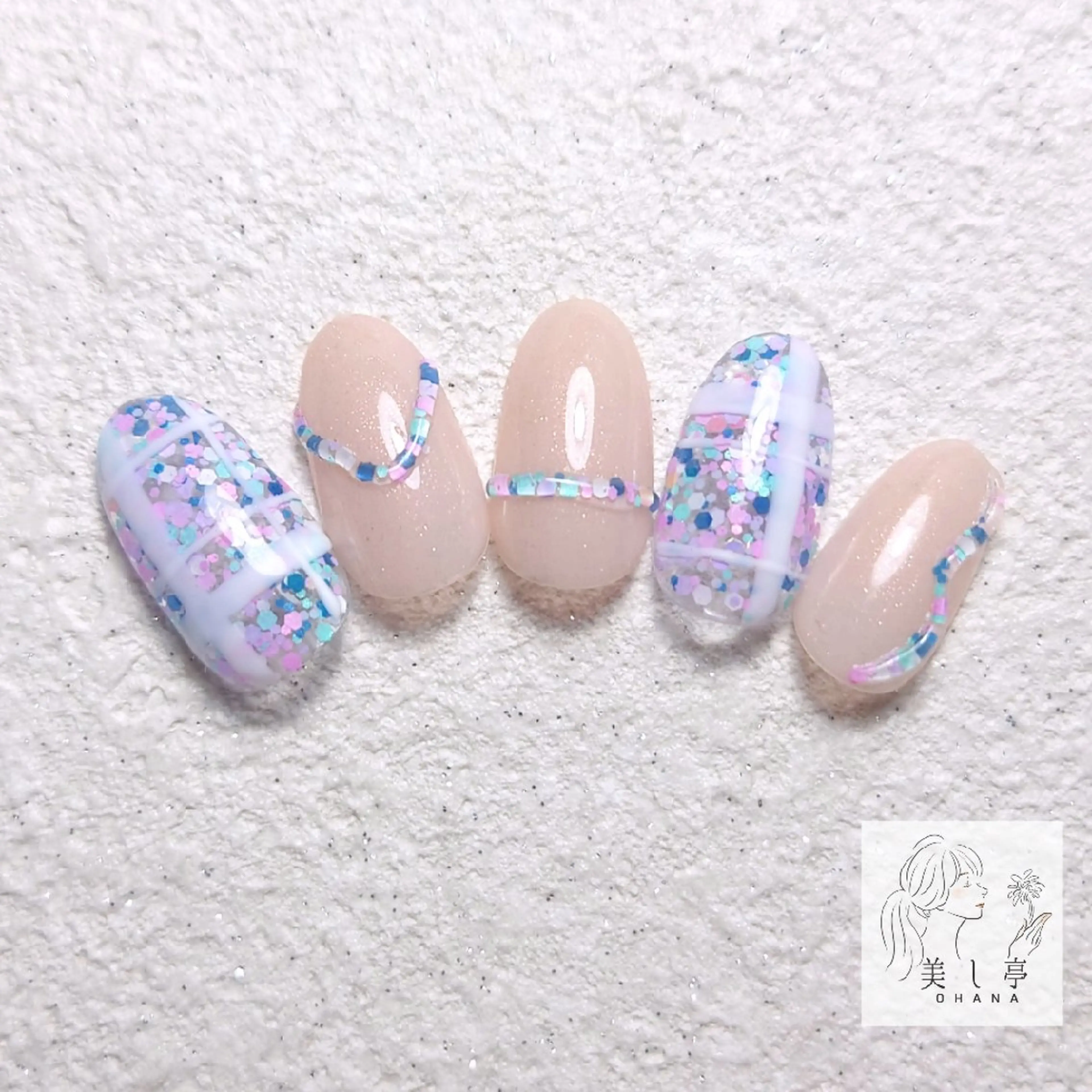 ネイル 美し亭 OHANAのネイルデザイン