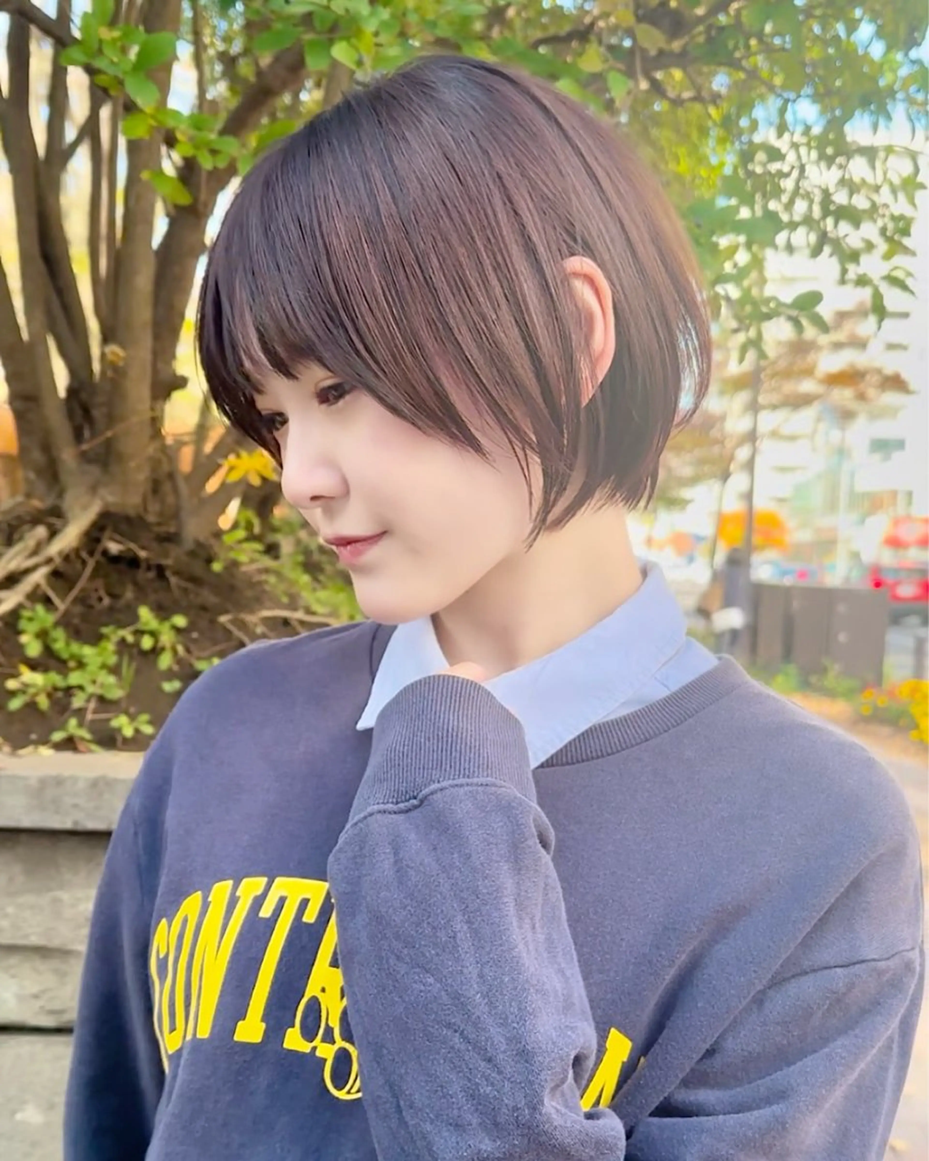 ショート ショート/レイヤー /札幌/小山内のヘアスタイル