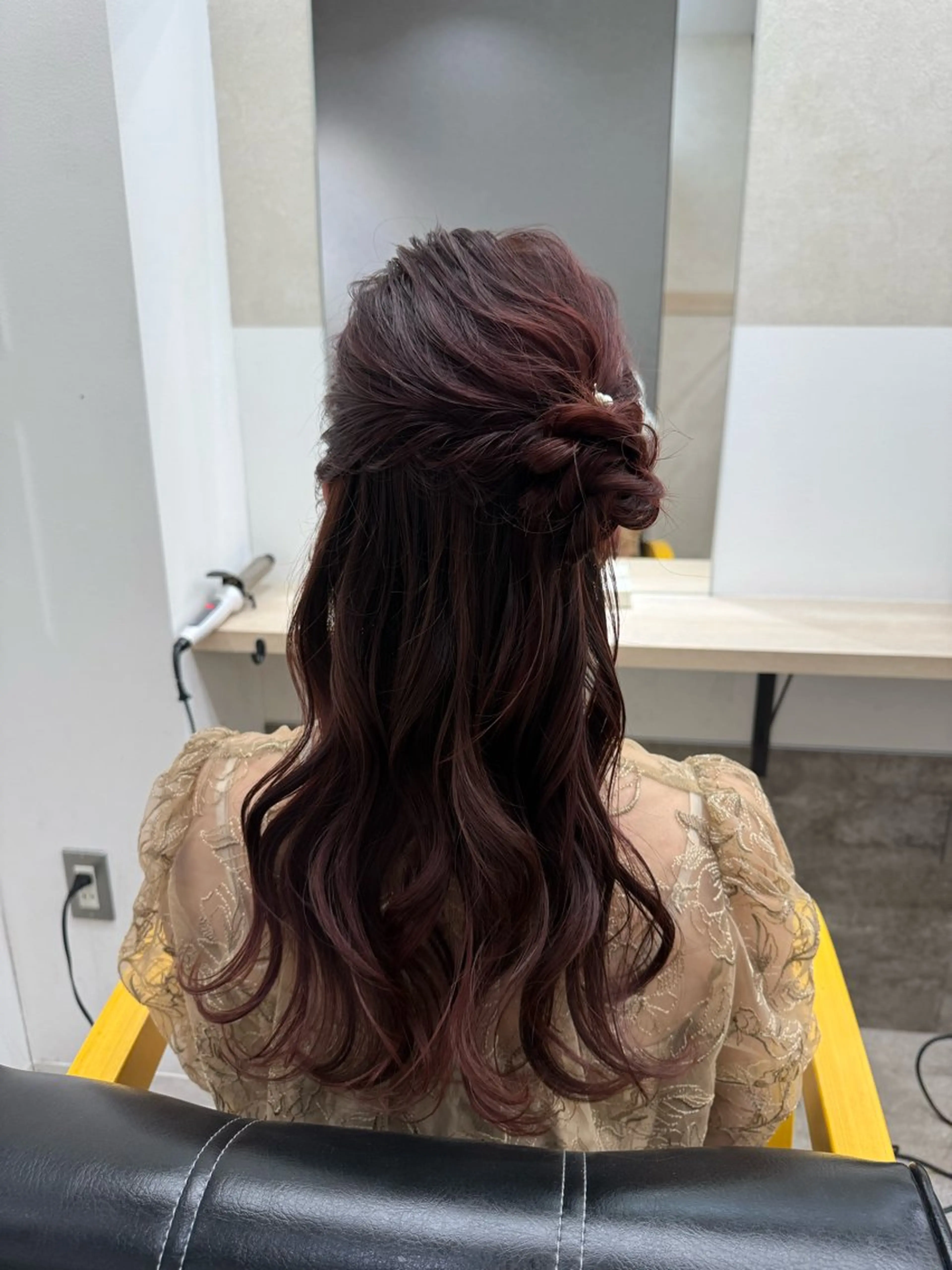 ロング ヘアセット GiseL 博多 ほのかのヘアスタイル