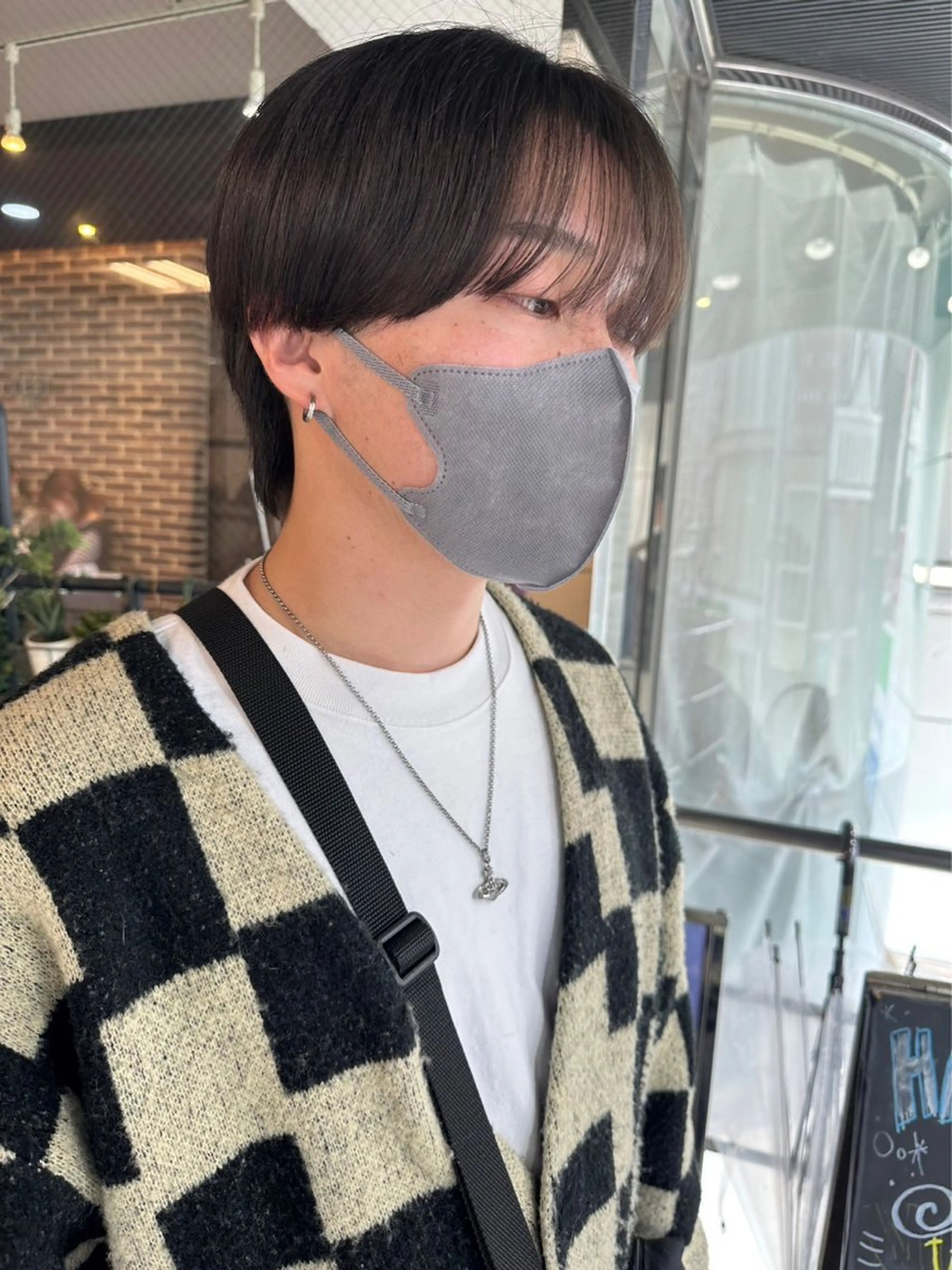 ショート 韓国風カラー 学生 髪質改善 韓国風ヘア トリートメント メンズスタイル Hitomi🐶のヘアスタイル