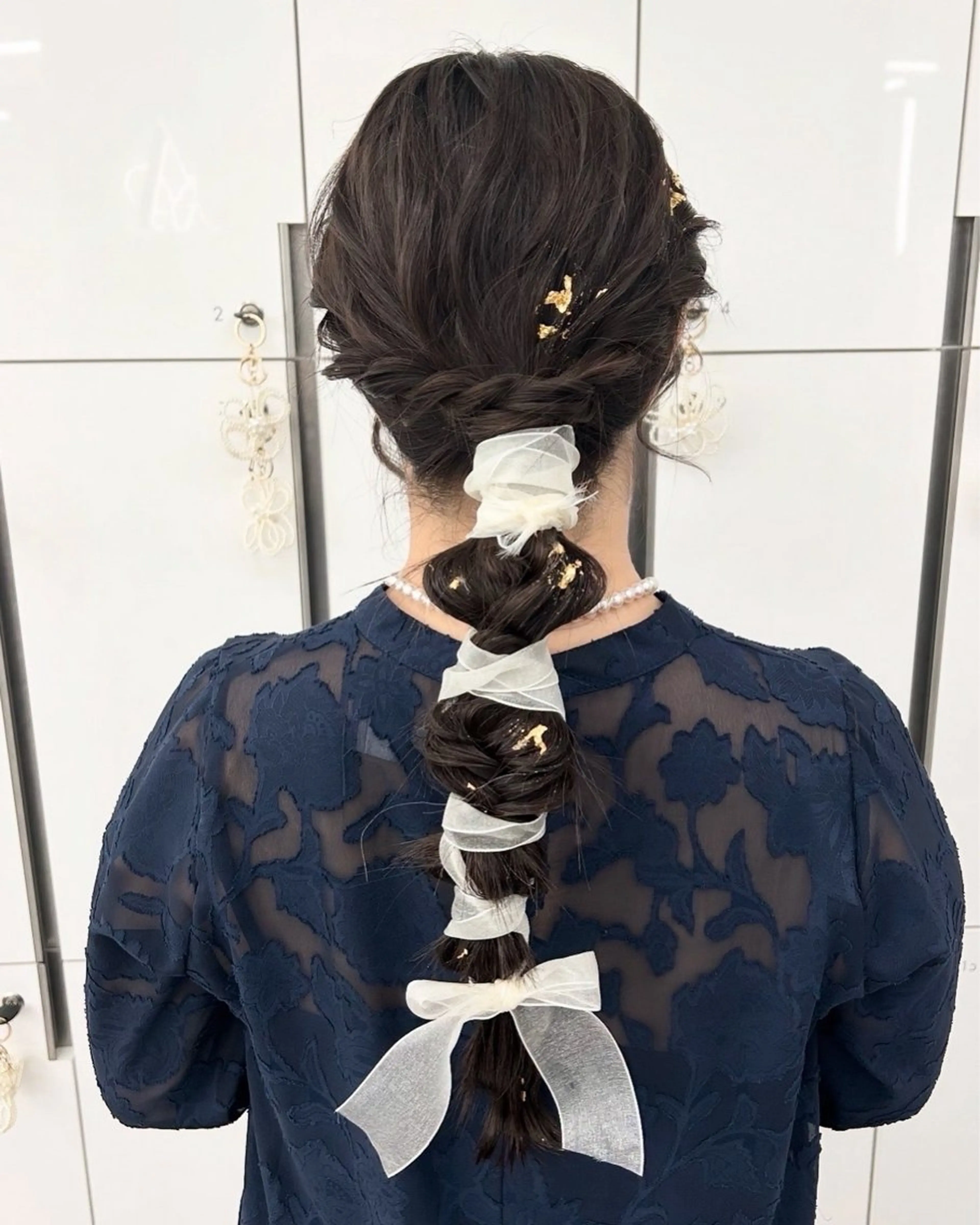 ヘアアレンジ ヘアセット 韓国ヘア/顔周り ヘアセット/加藤優里のヘアスタイル