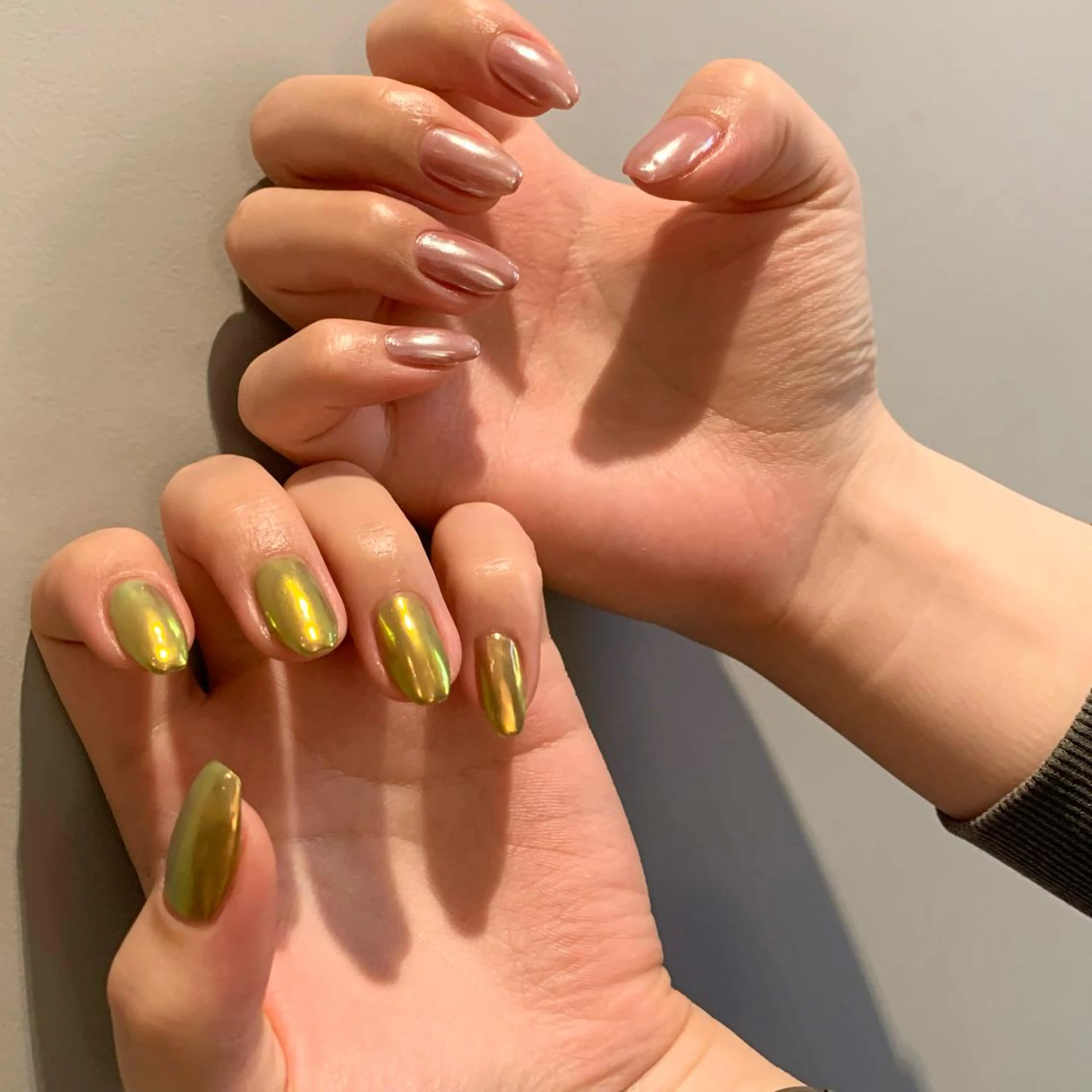 ミラー、オーロラ、レインボー、フラッシュ🌿ハード、スカルプ不可の写真