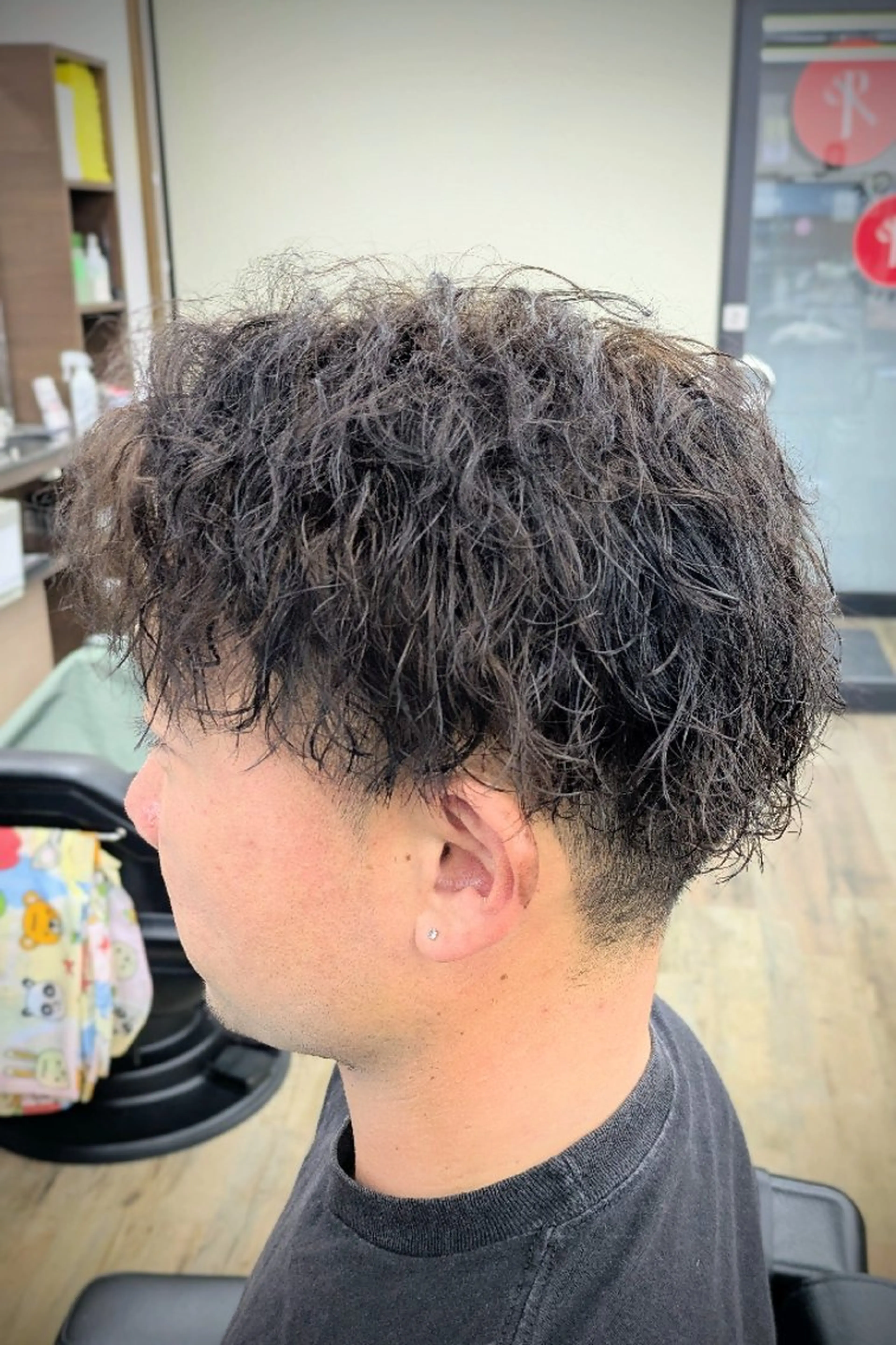 ショート パーマ 理容プラージュ燕三条 福井のヘアスタイル