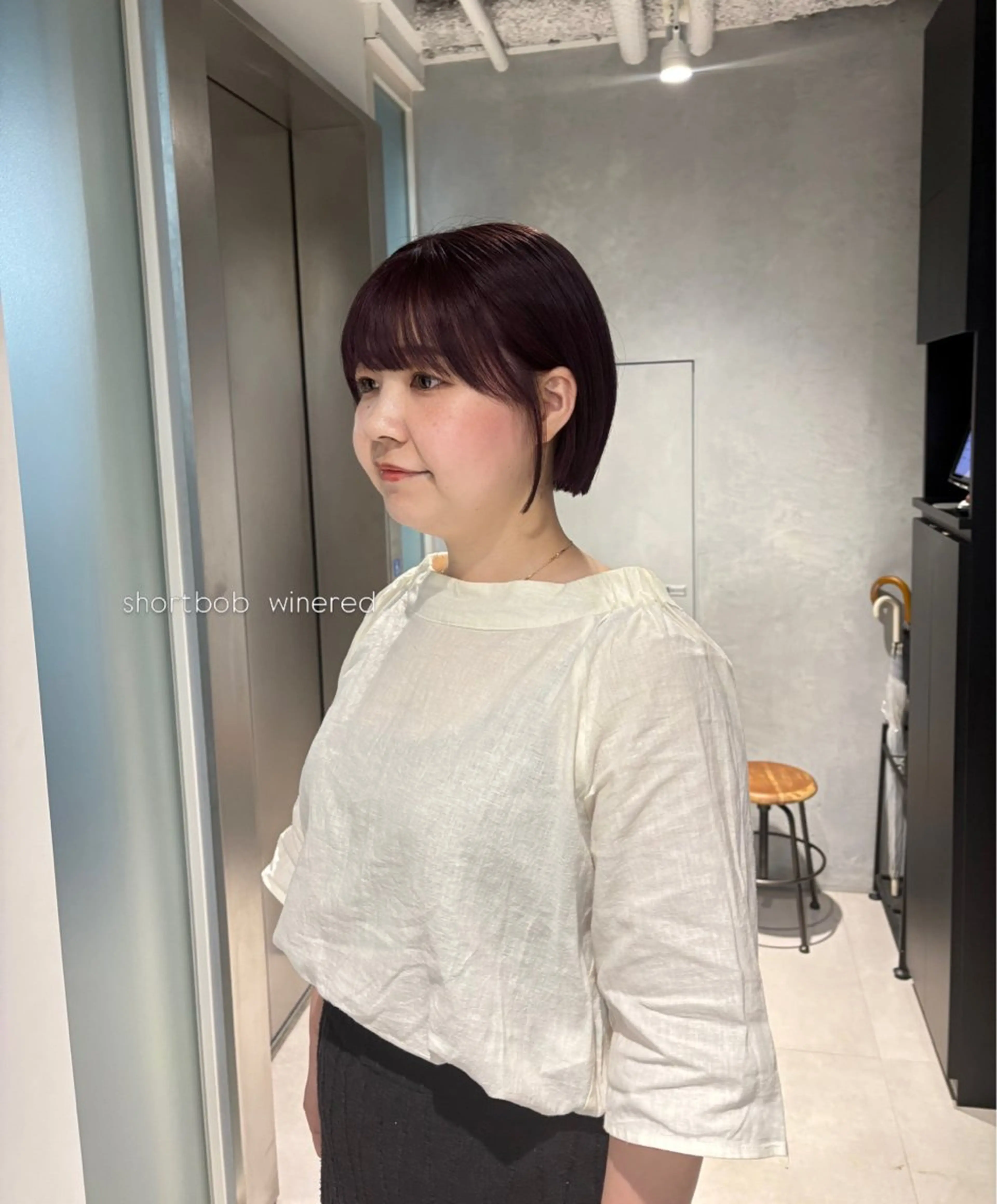 ショート カラー カット ヘアカラー マンツーマン半個室 tamuraのヘアスタイル