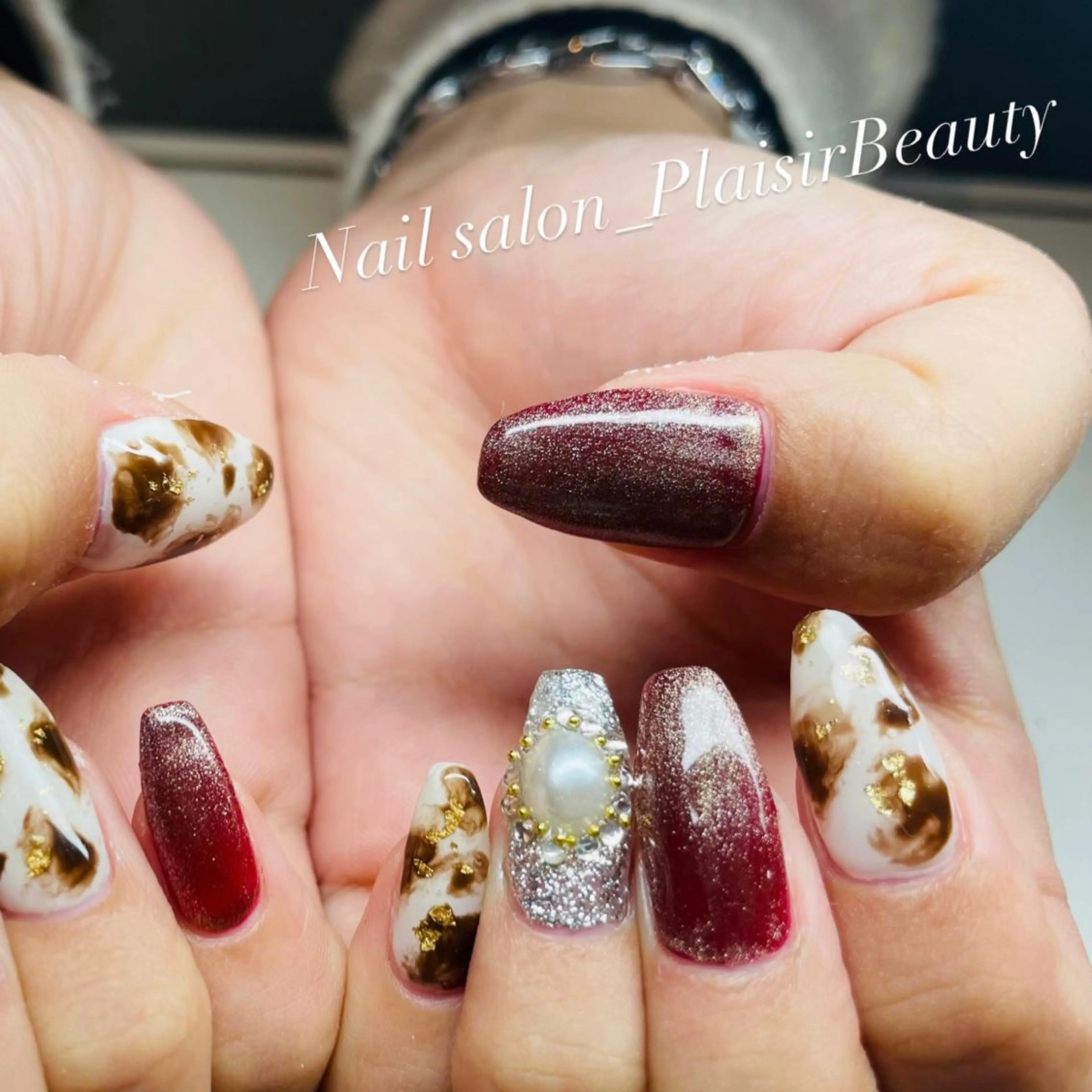 ネイル アートネイル 持ち込み Nallsalon Plaisirbeauty所属・Plaisir beautyのネイルデザイン