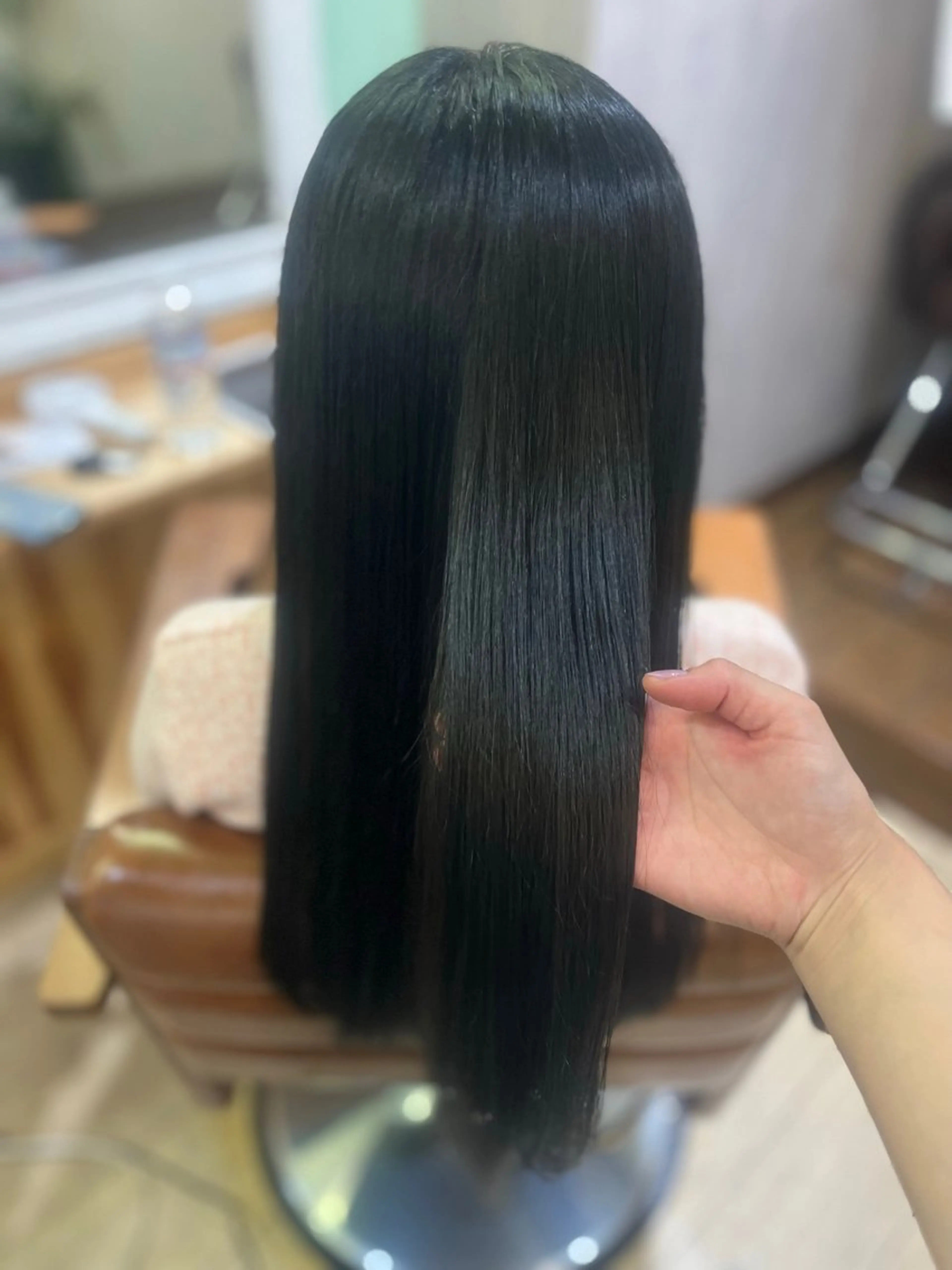 ロング カラー ヘアカラー saaya💙 ブリーチなしカラーのヘアスタイル