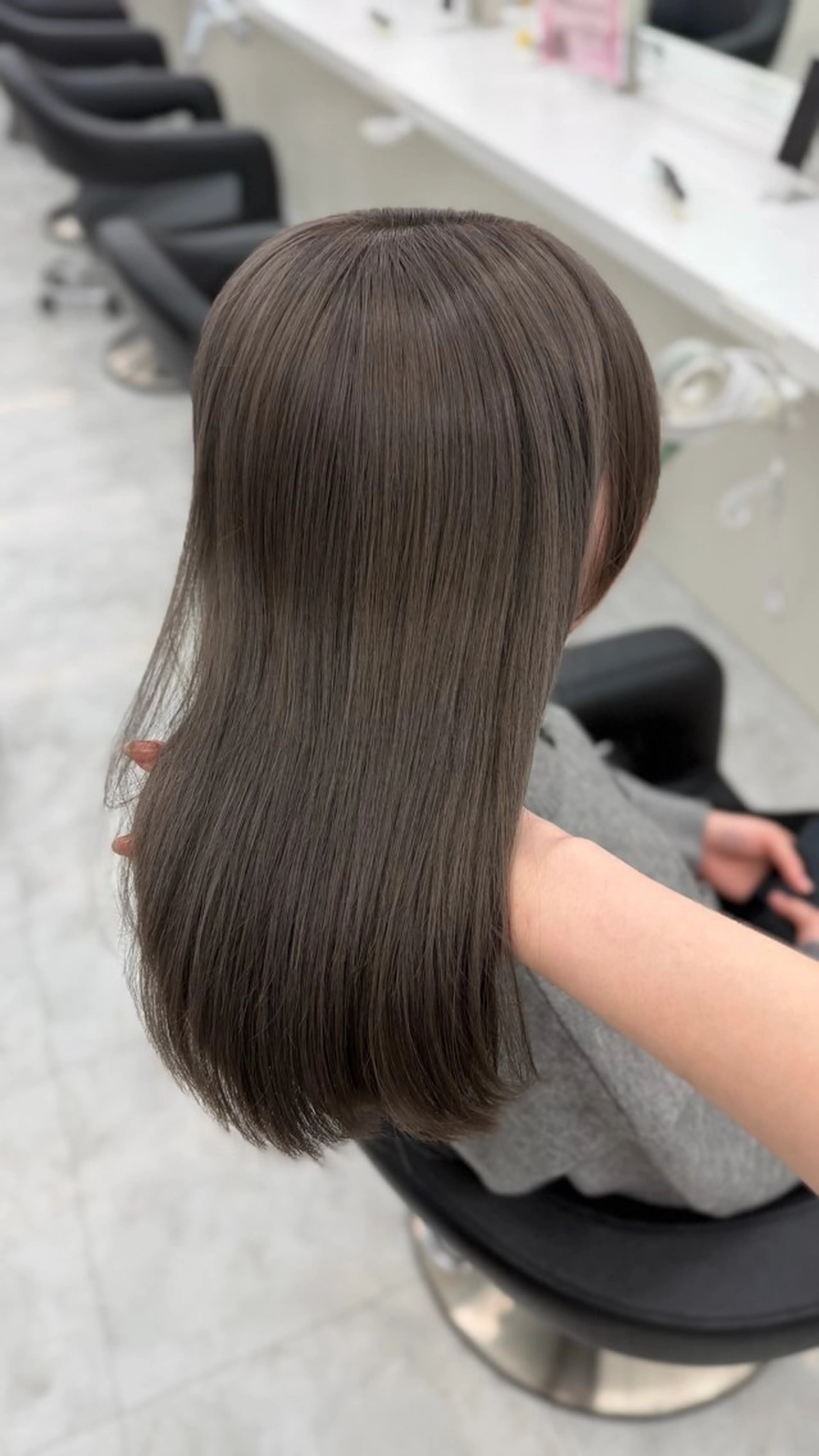 セミロング カラー ヘアカラー トリートメント ヘッドスパ ヘアセット 似合わせstyle ❤︎misaki❤︎のヘアスタイル