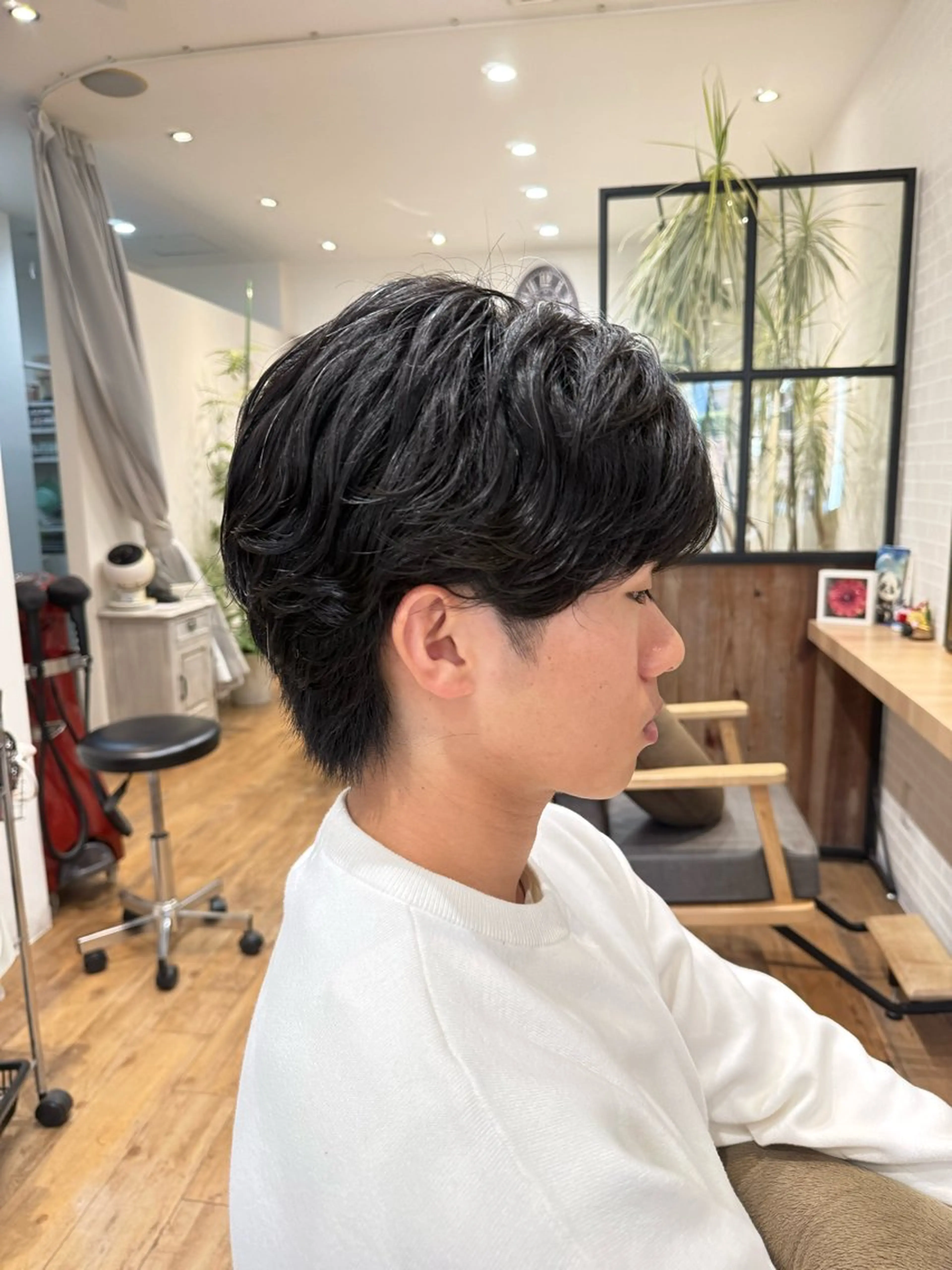 メンズカット+ニュアンスパーマの写真