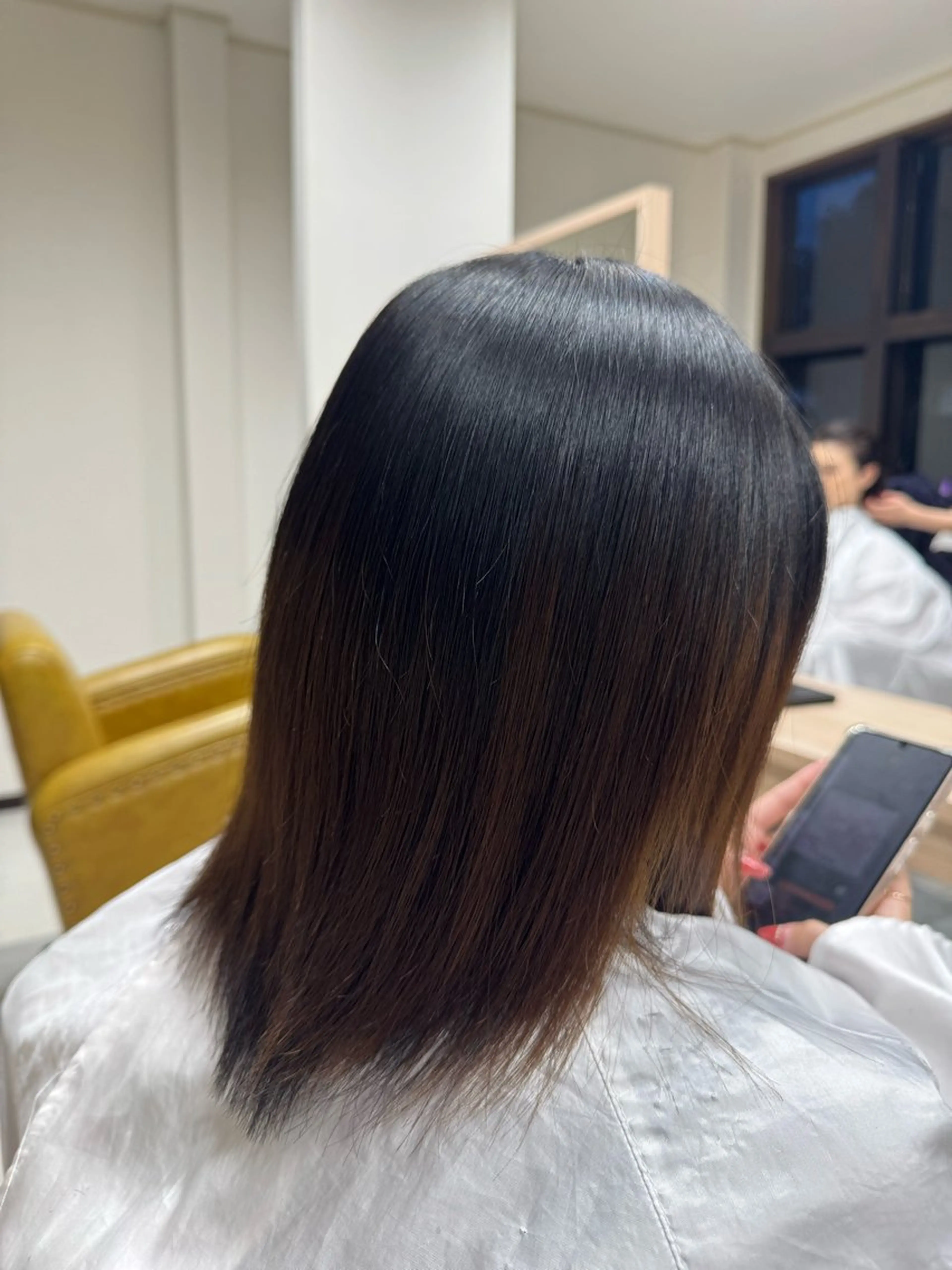 ミディアム 猪瀬 尚希のヘアスタイル