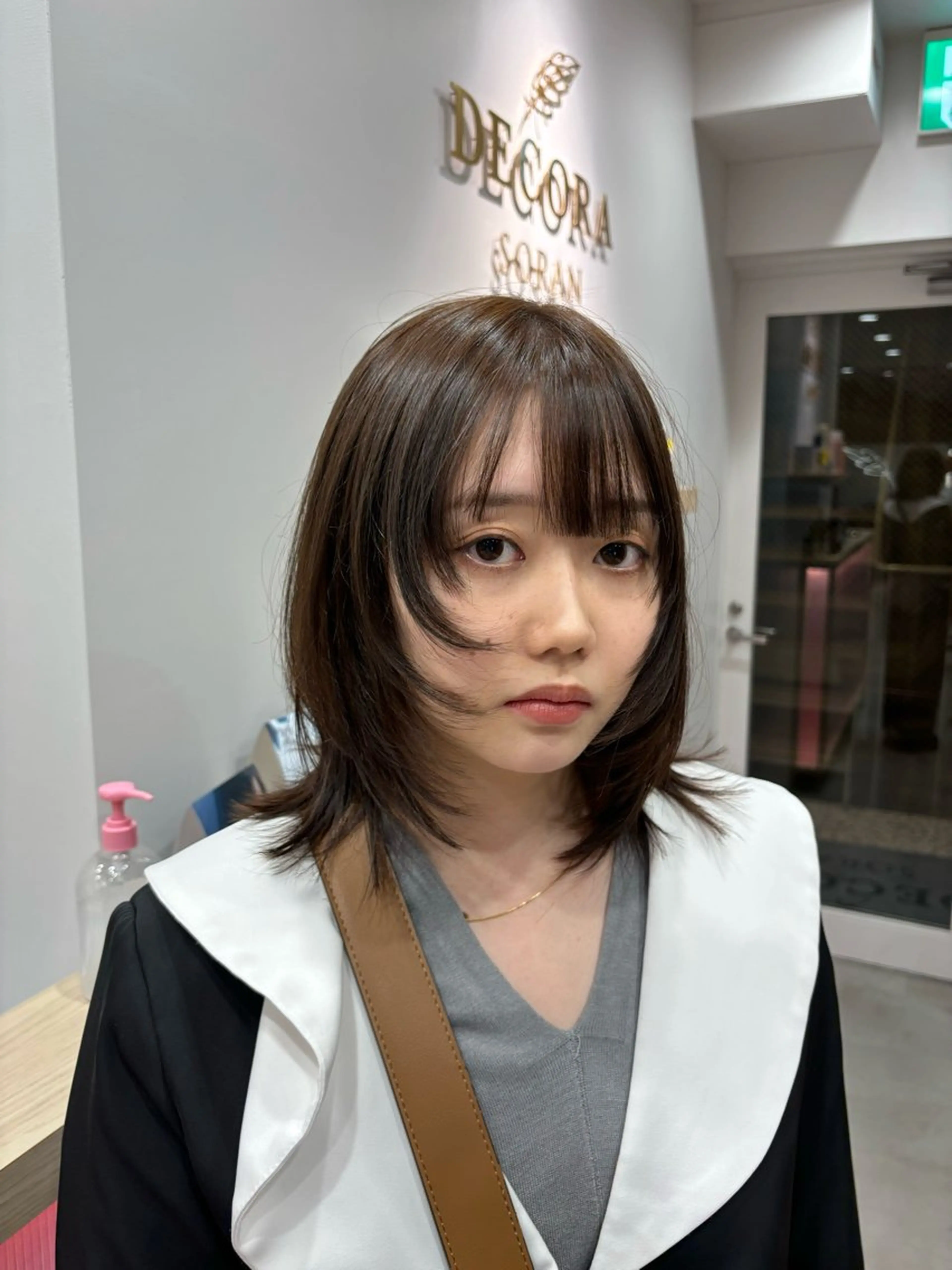 ミディアム カラー カット ヘアカラー トリートメント メンズカット ボブ/米崎駿也のヘアスタイル