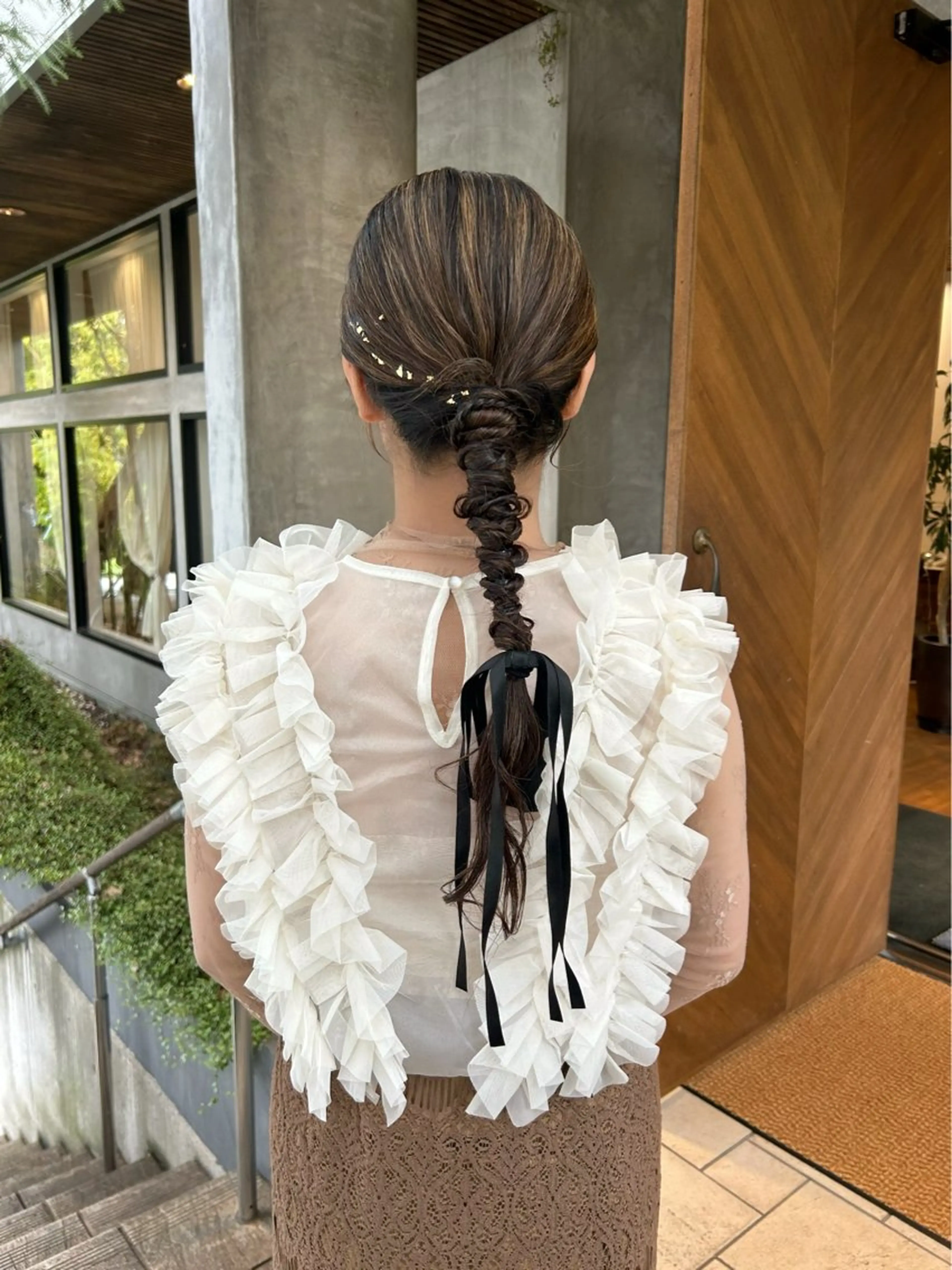 ロング ヘアアレンジ ヘアセット lapis / soraのヘアスタイル