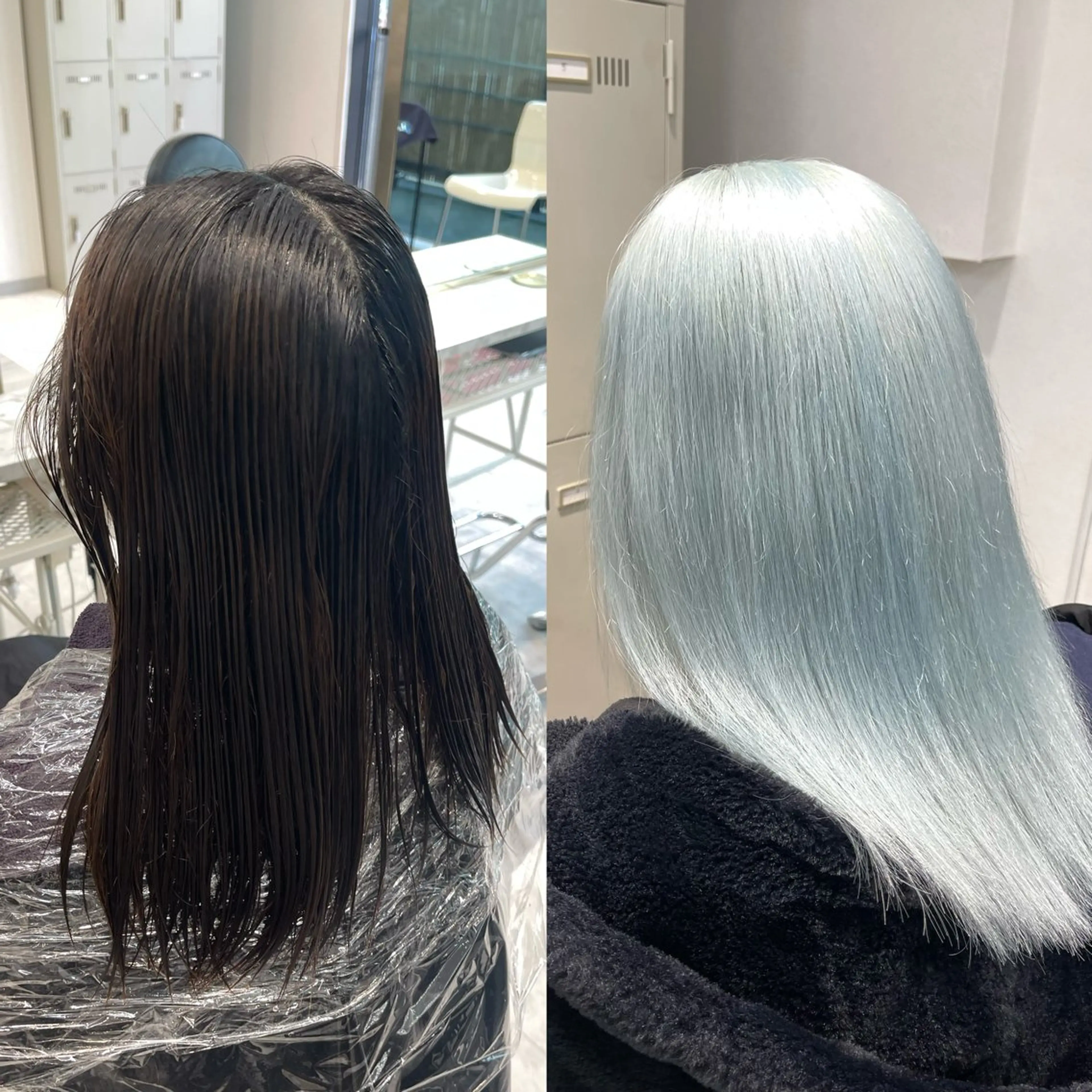 カラー ヘアカラー トリートメント ハイトーン/レイヤ ーTENSHOのヘアスタイル