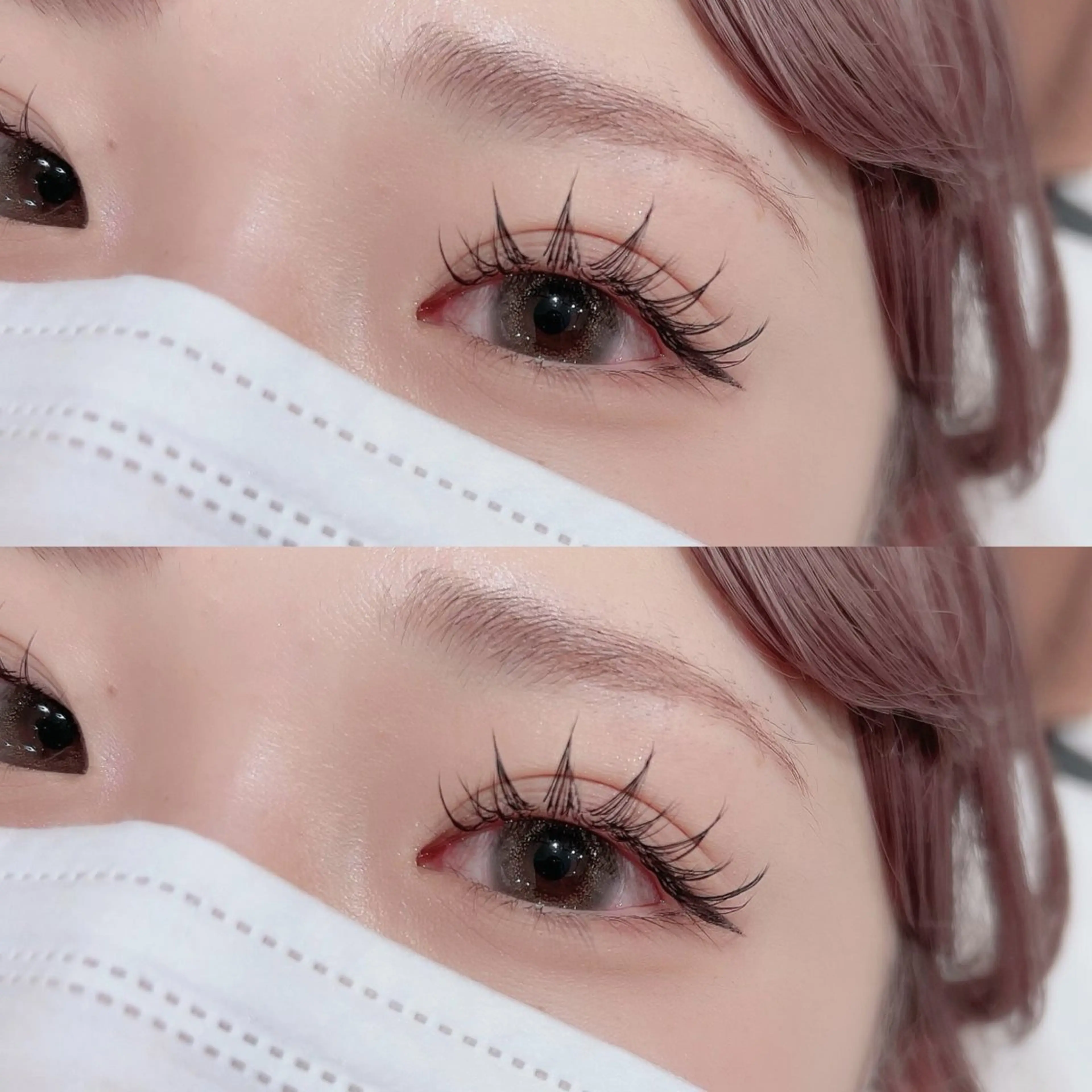 マツエク・マツパ フラットラッシュ ワンホンマツエク kanda ☆のマツエク・マツパデザイン