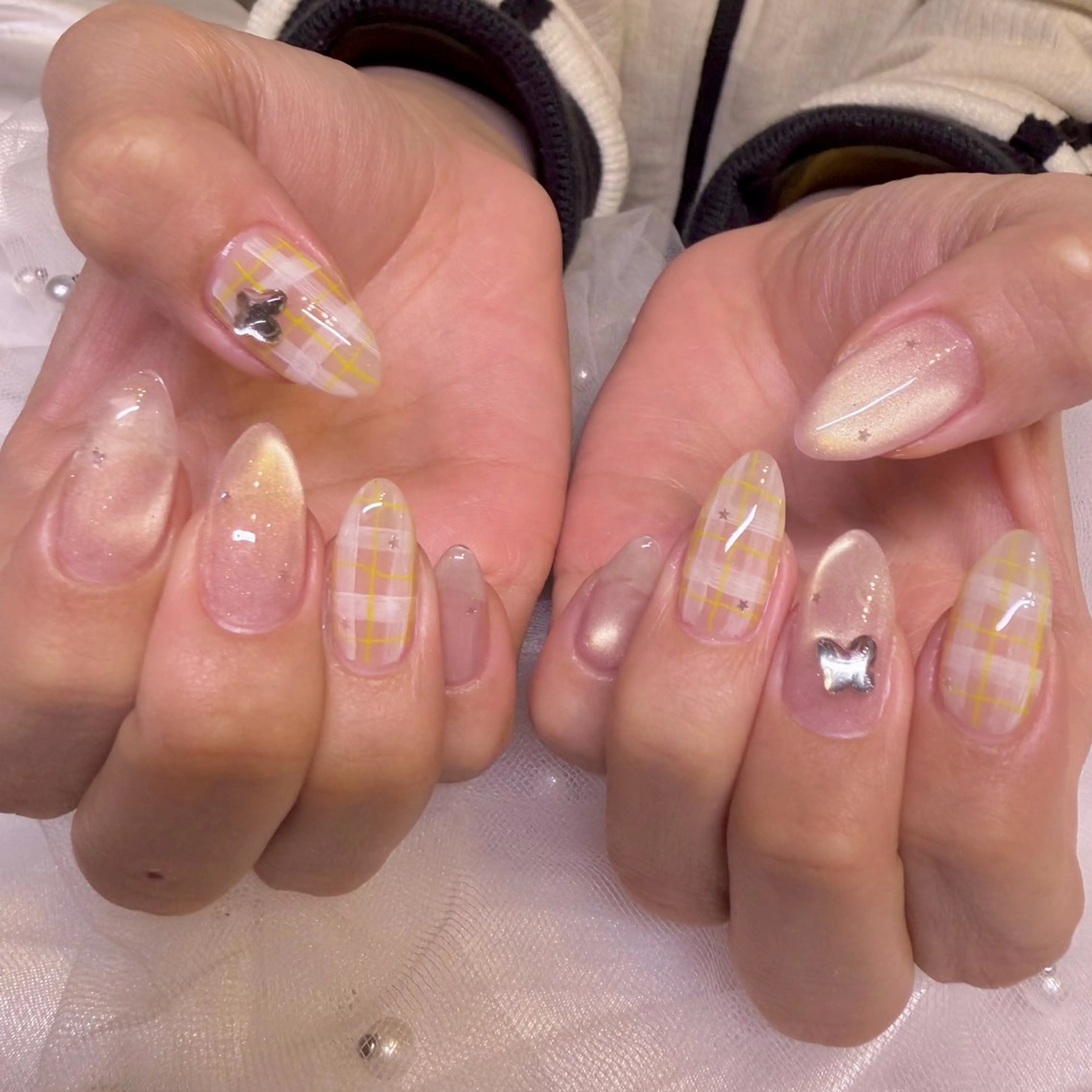 ネイル 春ネイル ハンドネイル nail salon e'mu💐のネイルデザイン
