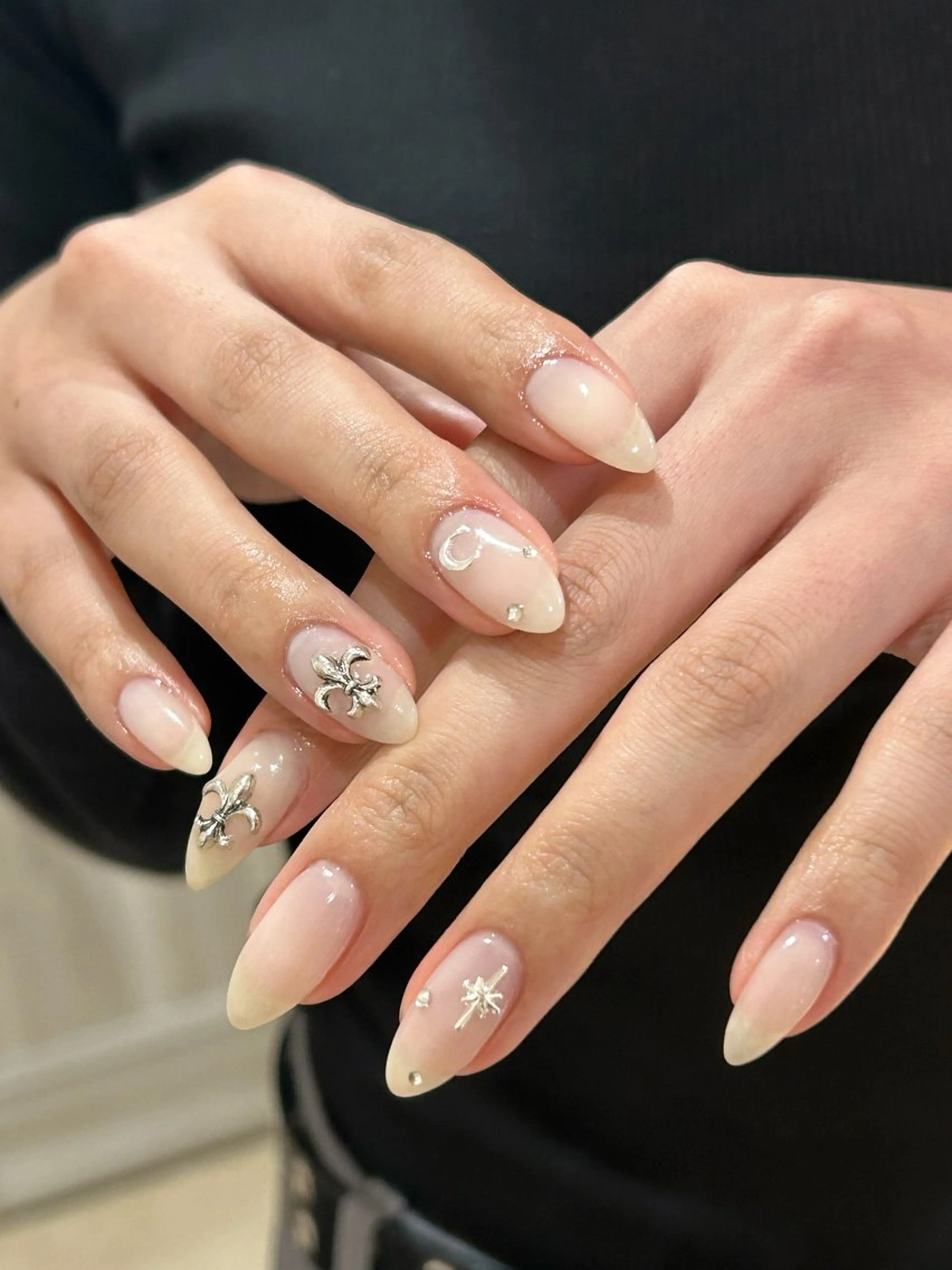 ネイル シンプルネイル ハンドネイル Bianca栄店 はるなのネイルデザイン