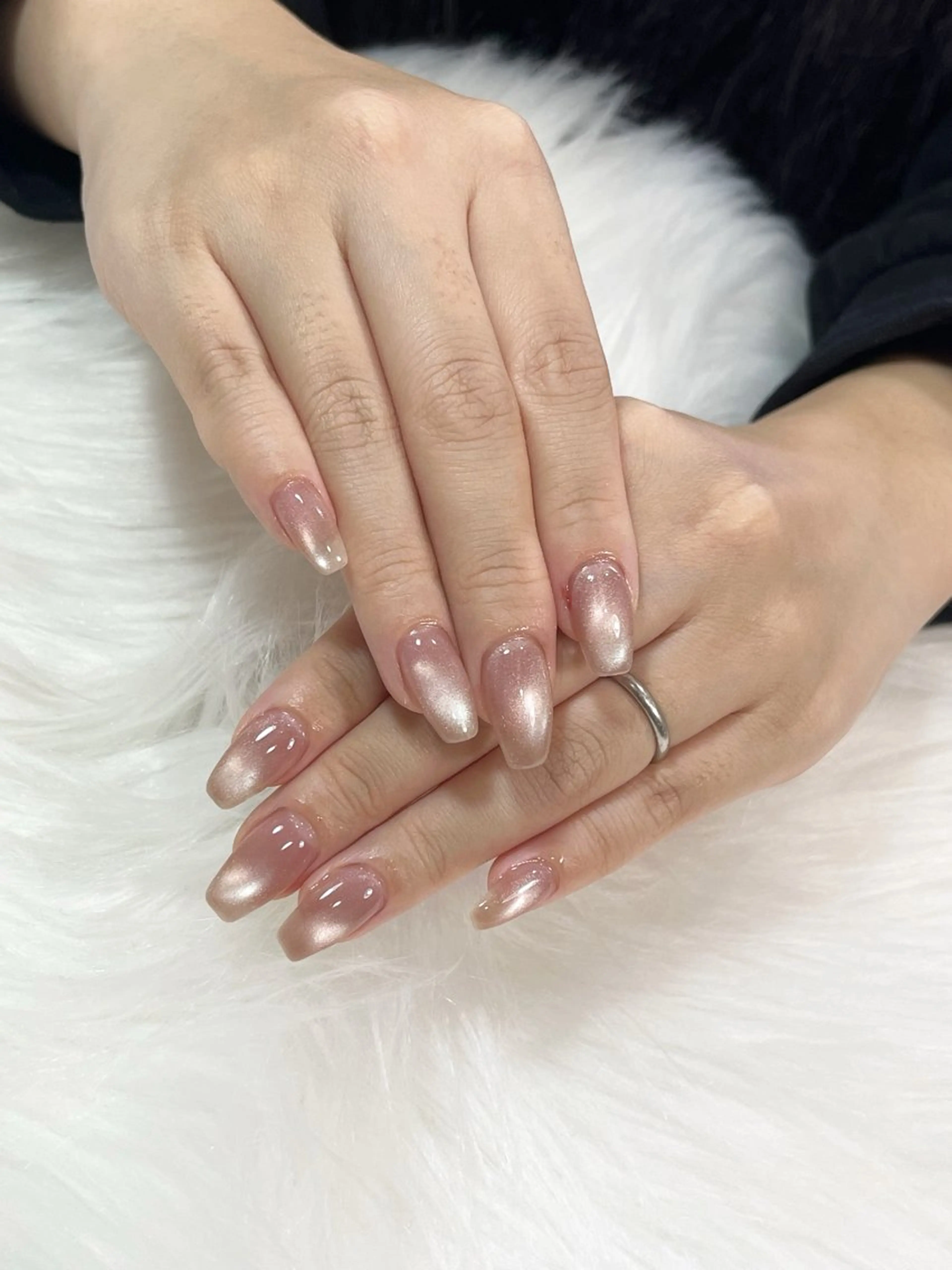 ネイル 氷ネイル・うるうるネイル マグネットネイル nail salon Belle＊makoのネイルデザイン