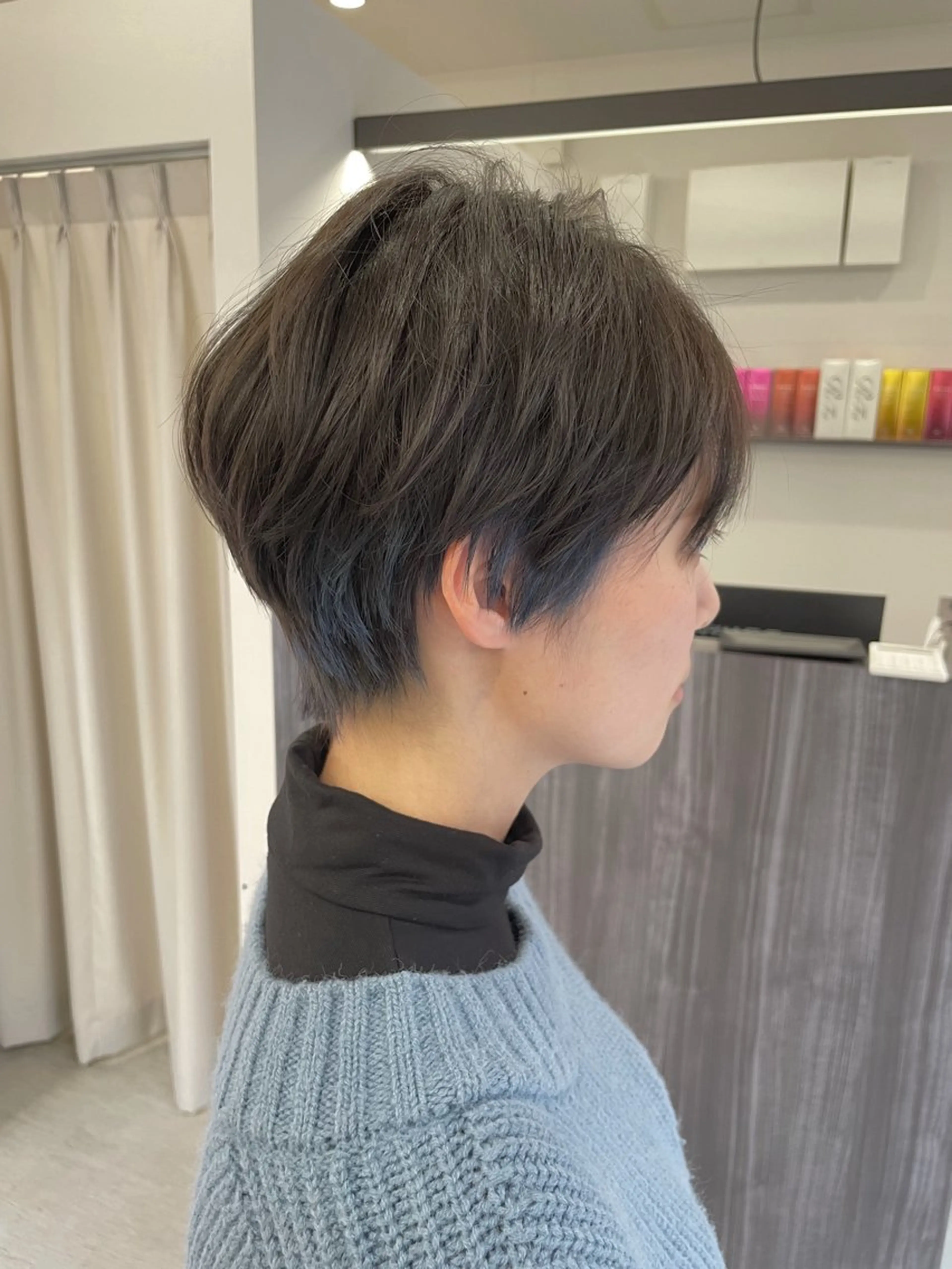ショート ショートヘア 新村 華奈絵のヘアスタイル