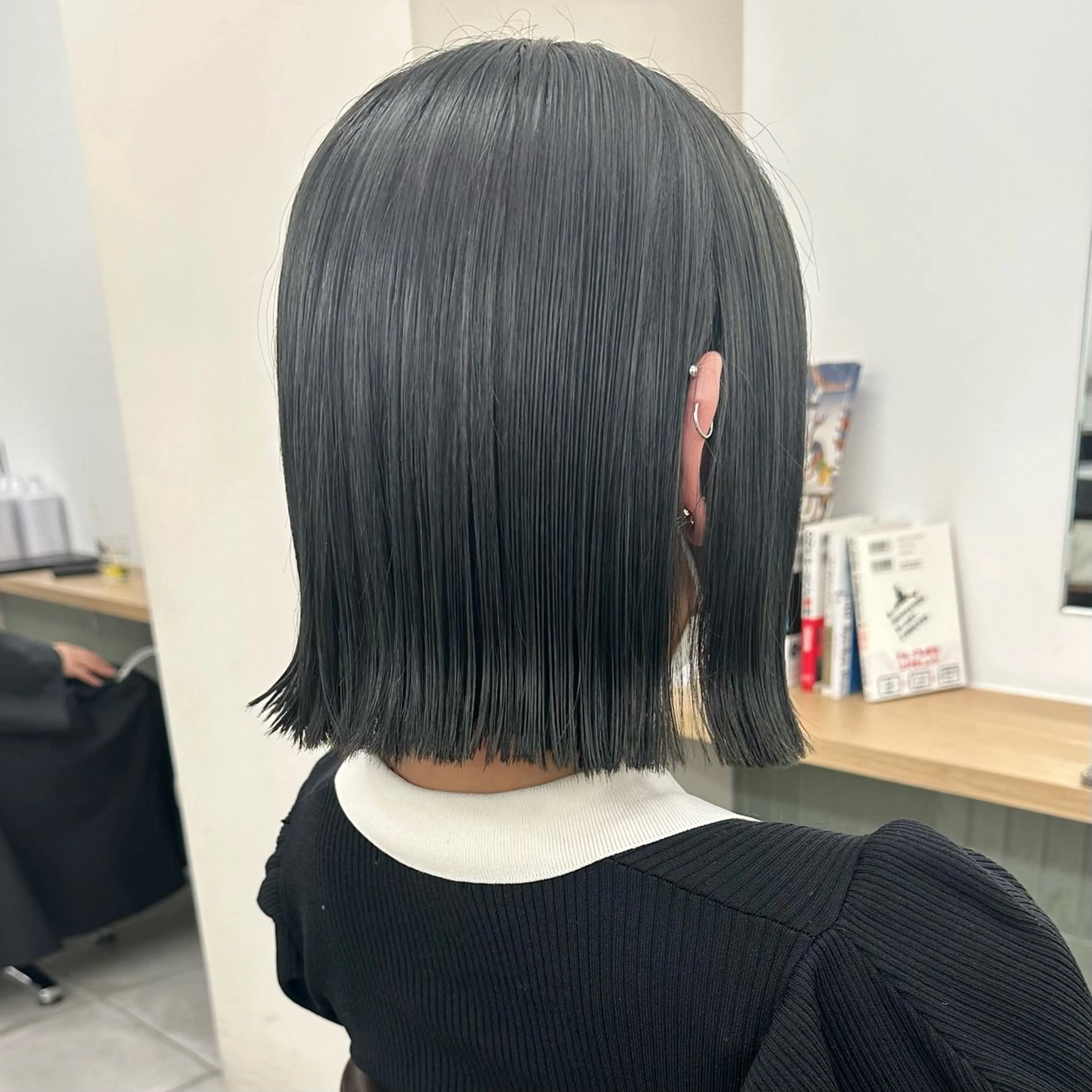 ミディアム カラー カット ヘアカラー トリートメント ブリーチなし/レイヤ ー特化🌈Tommyのヘアスタイル