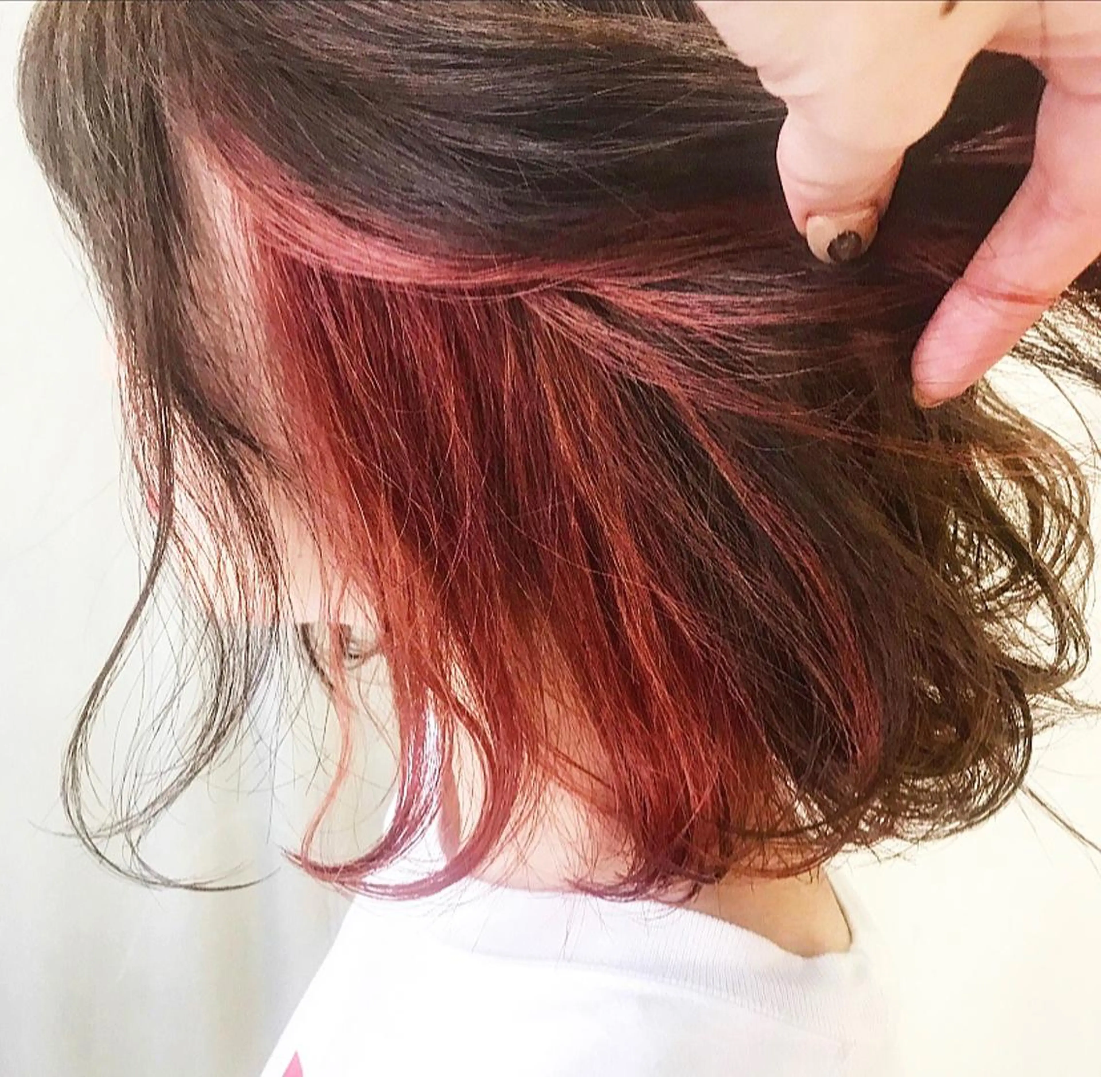 💛人気No.1💛さりげないオシャレに！インナーカラー+炭酸ケア🍇の写真