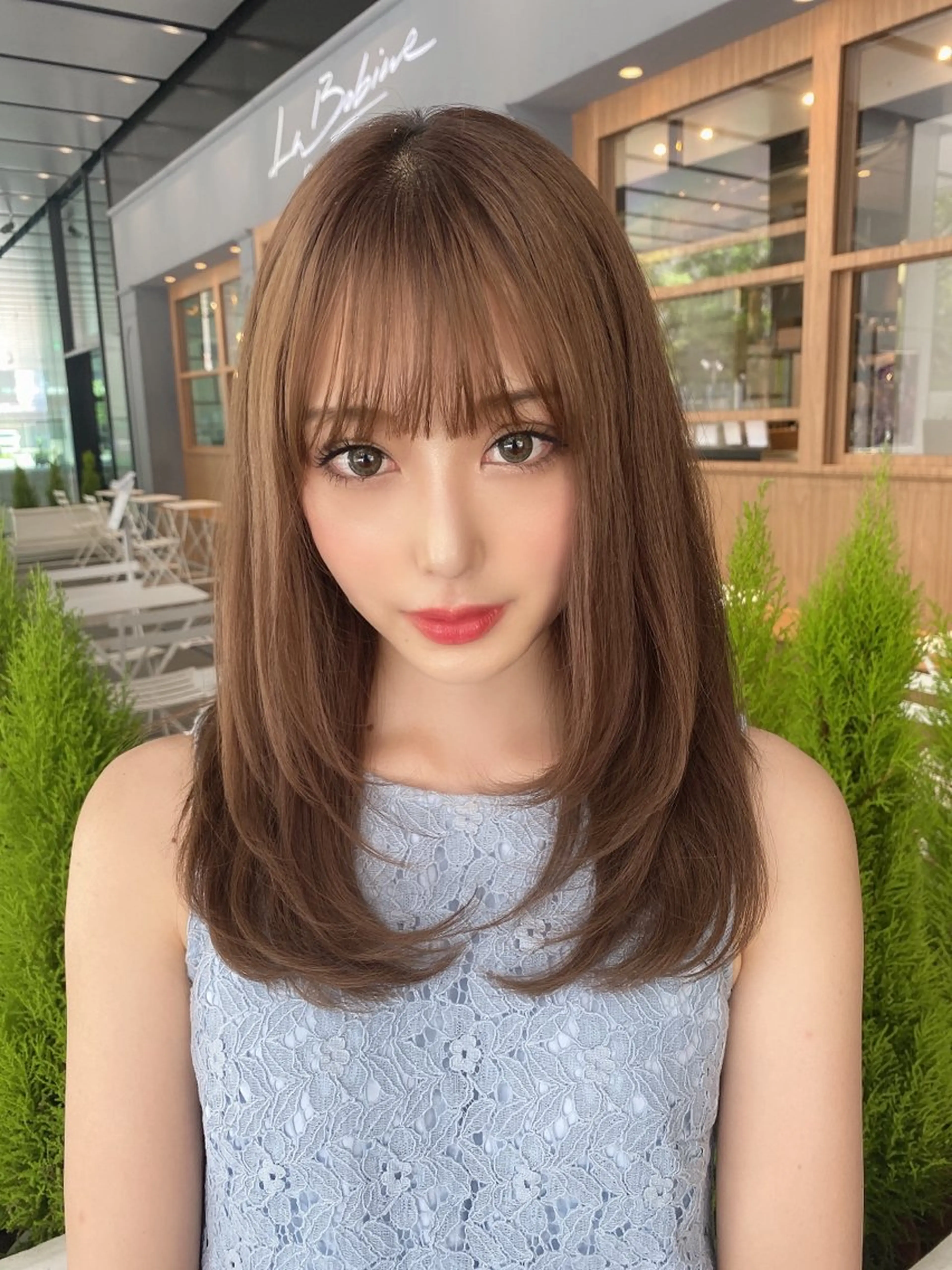 ロング カラー 韓国風ヘア レイヤーカット カット ヘアカラー トリートメント 韓国ヘア/レイヤー /大嶽佑馬のヘアスタイル