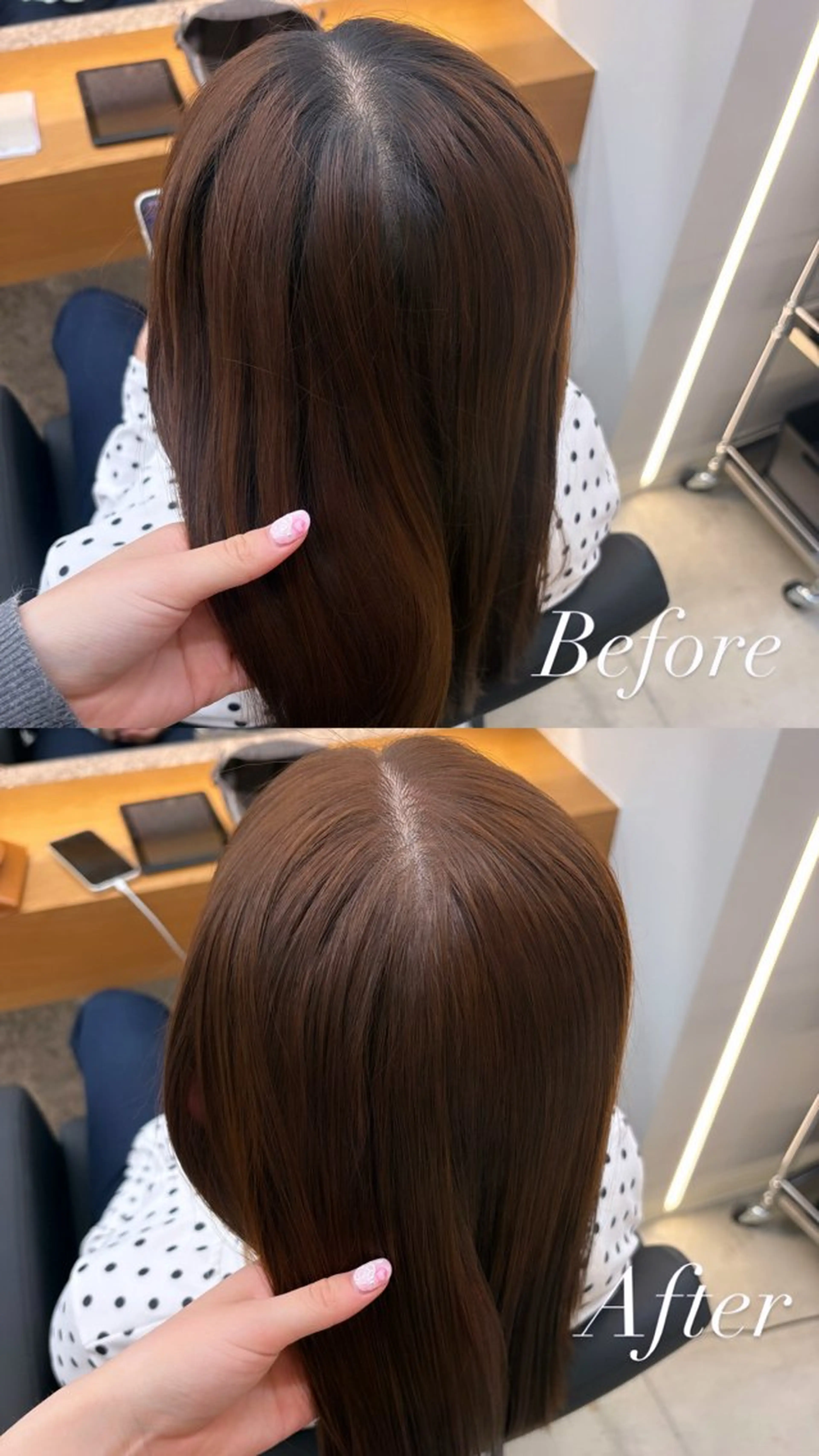 ヘアカラー 高野 モアナのヘアスタイル