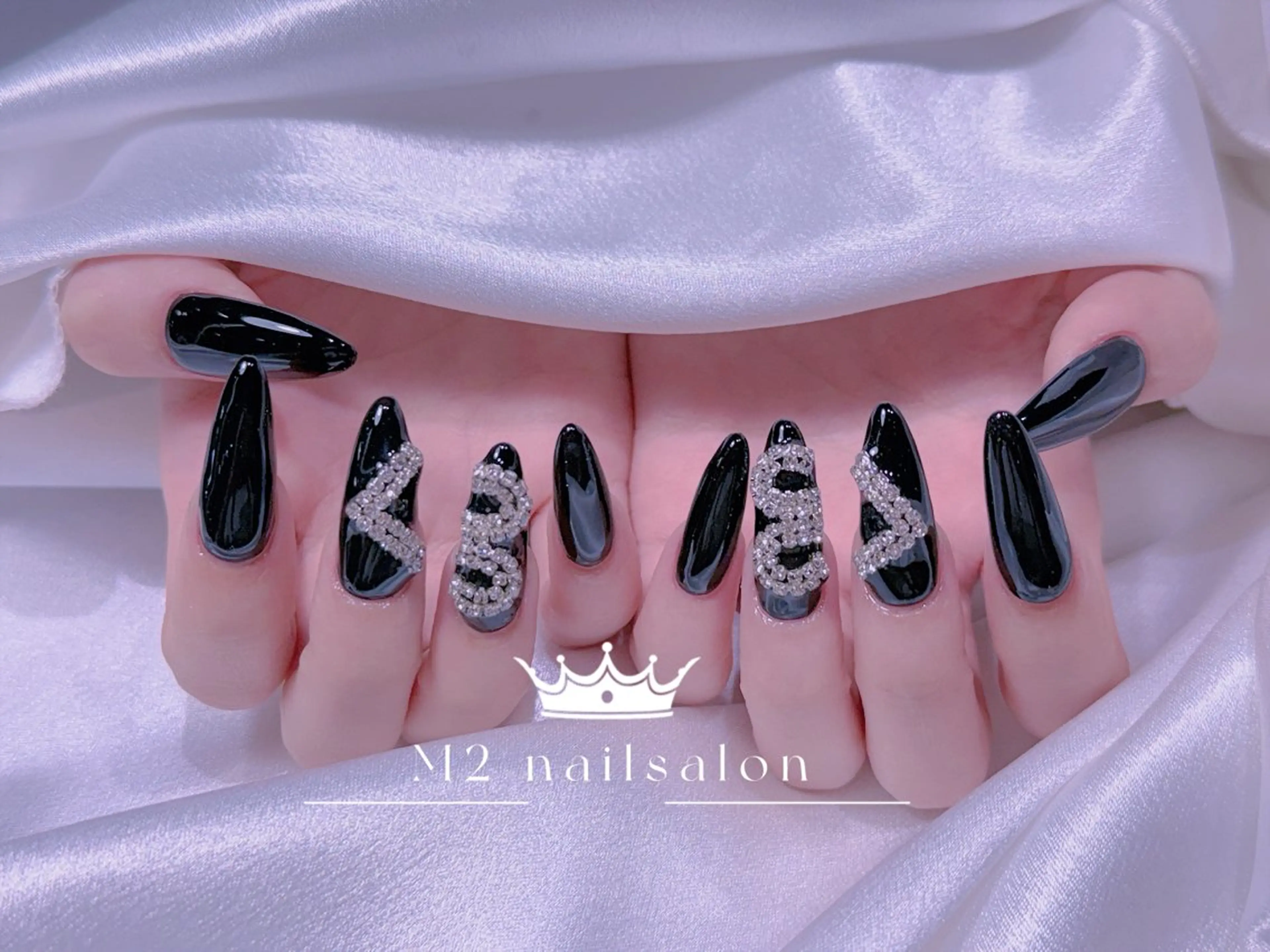 ネイル ハンドネイル 長さだし専門店 M2　rikaのネイルデザイン