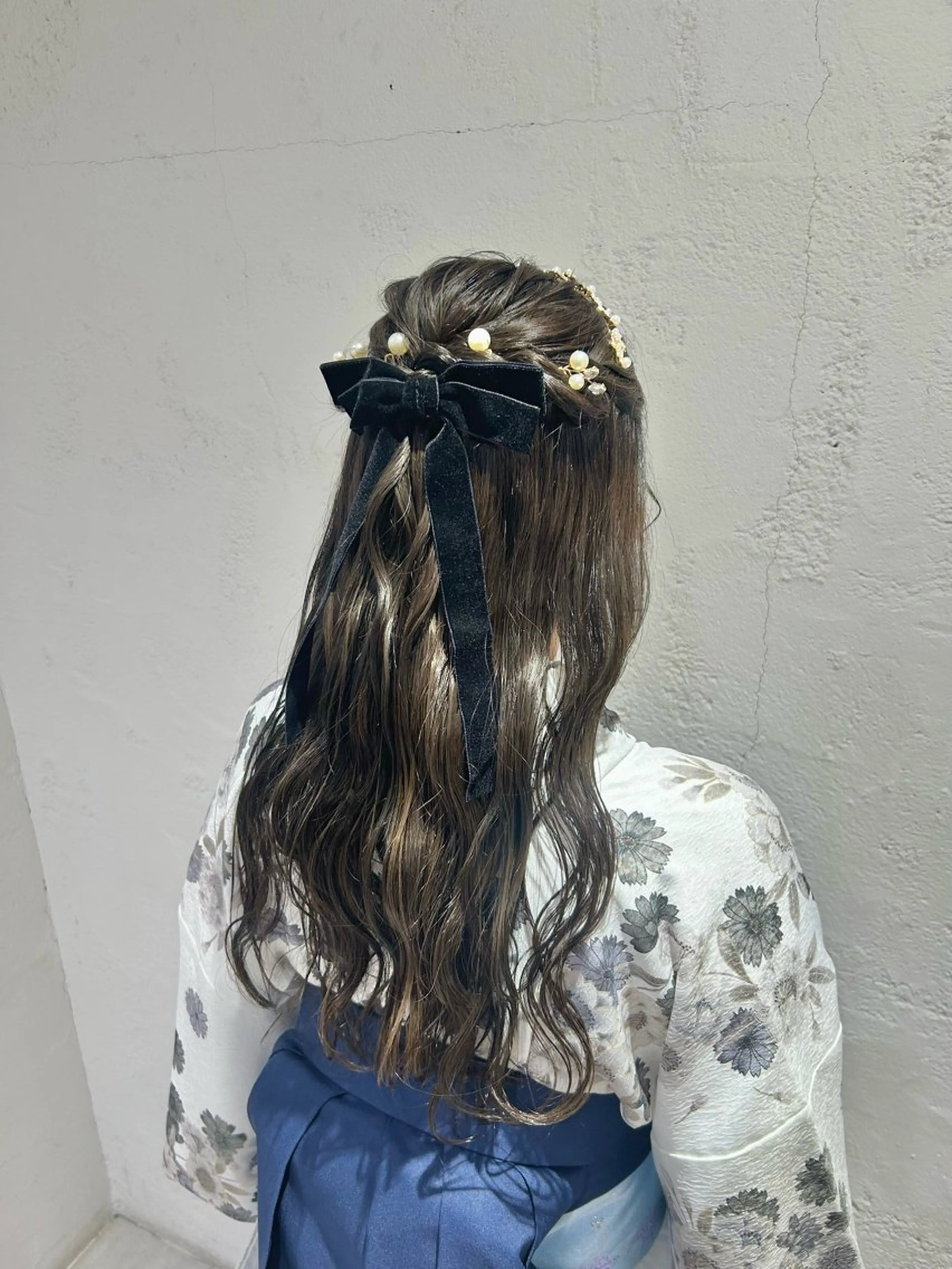 ロング ヘアアレンジ ♛︎ きっか ♛︎ ヘアアレンジ🩵のヘアスタイル