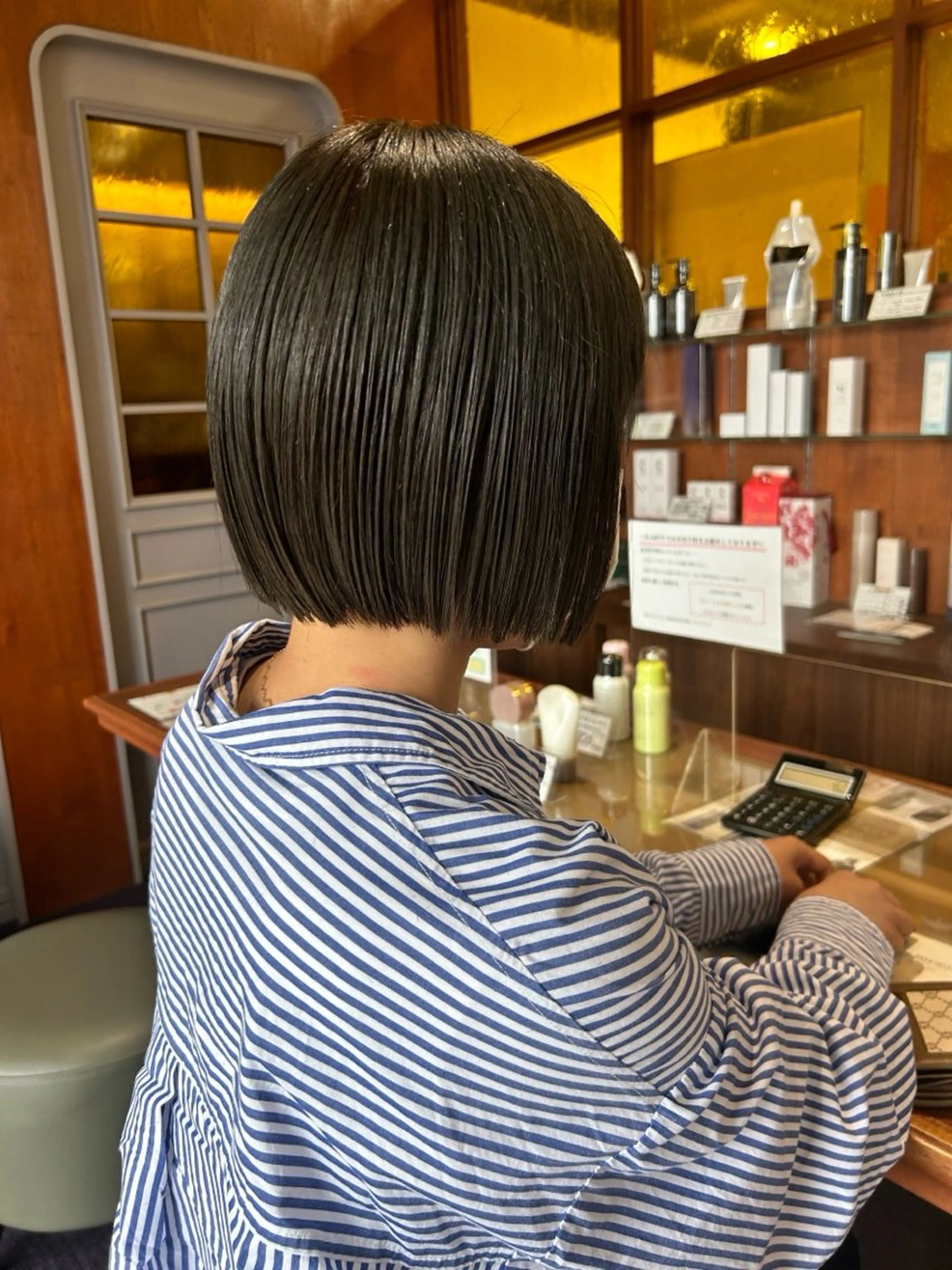 ショート カラー パーマ ヘアアレンジ ストレートパーマ パーマ 小西 海翔のヘアスタイル