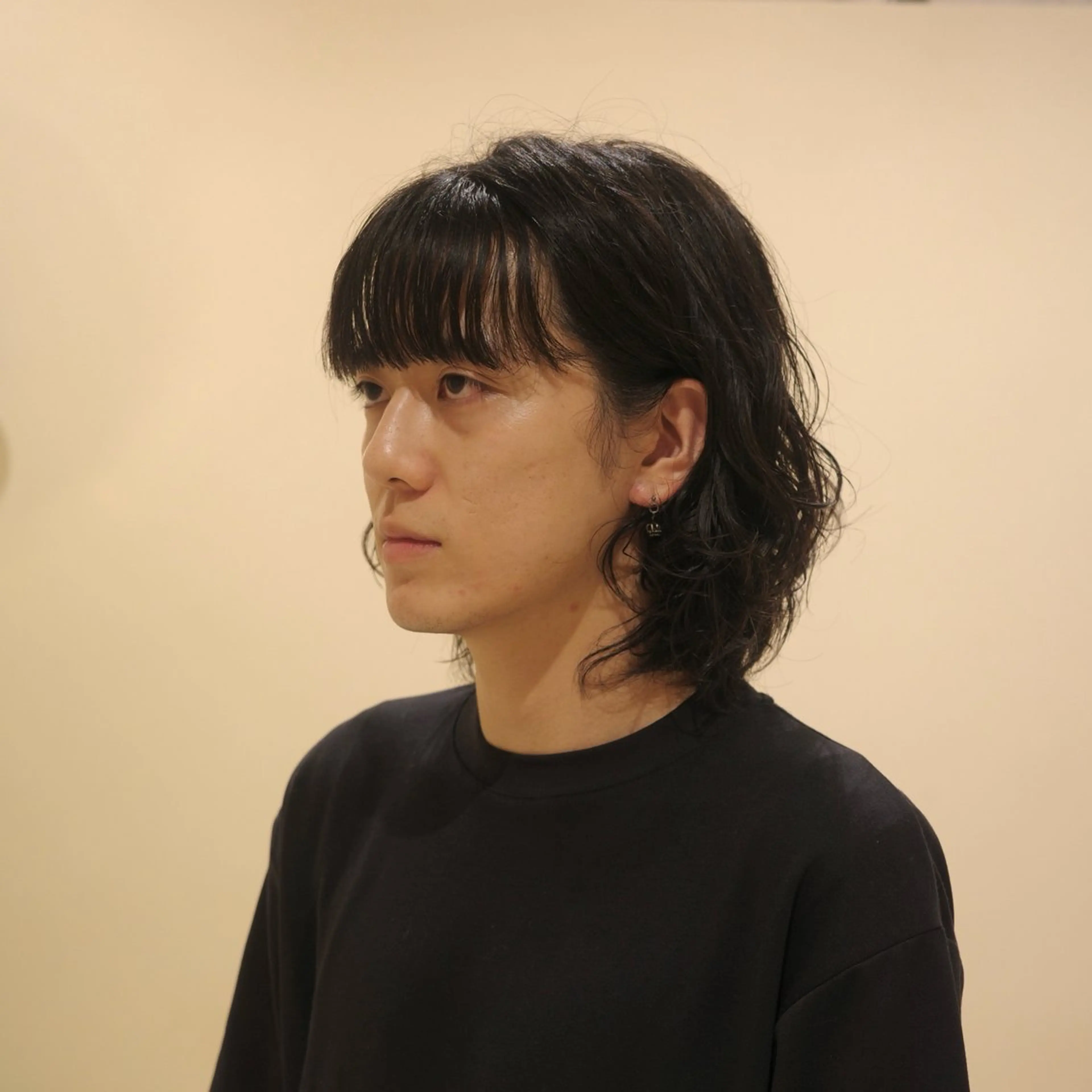 メンズ 韓国ヘア/髪質改善/ レイヤー/ブラウンのヘアスタイル